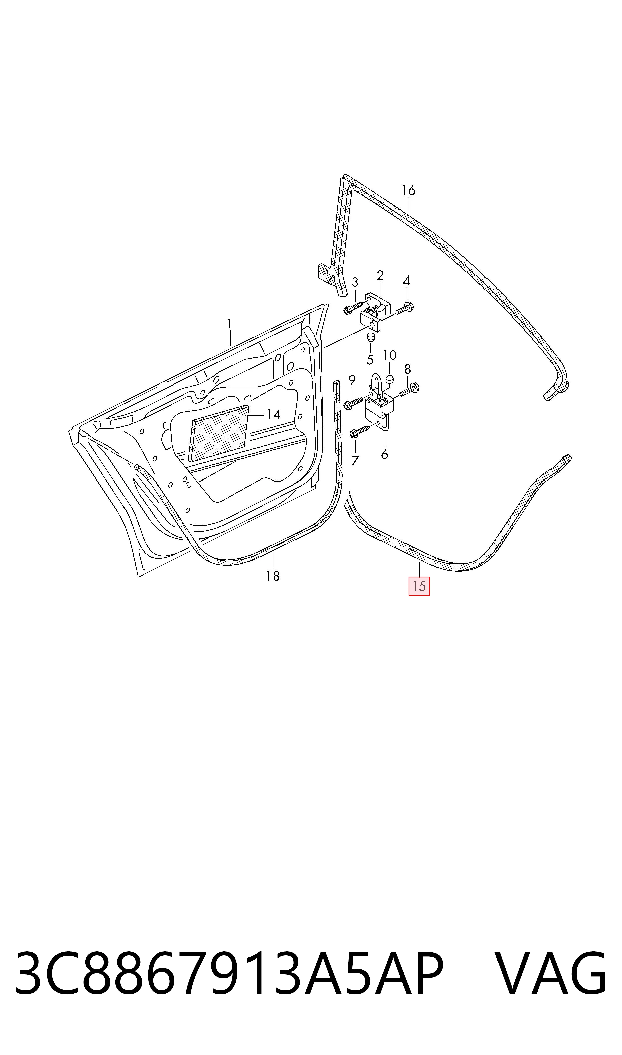 3C8867913A5AP VAG 