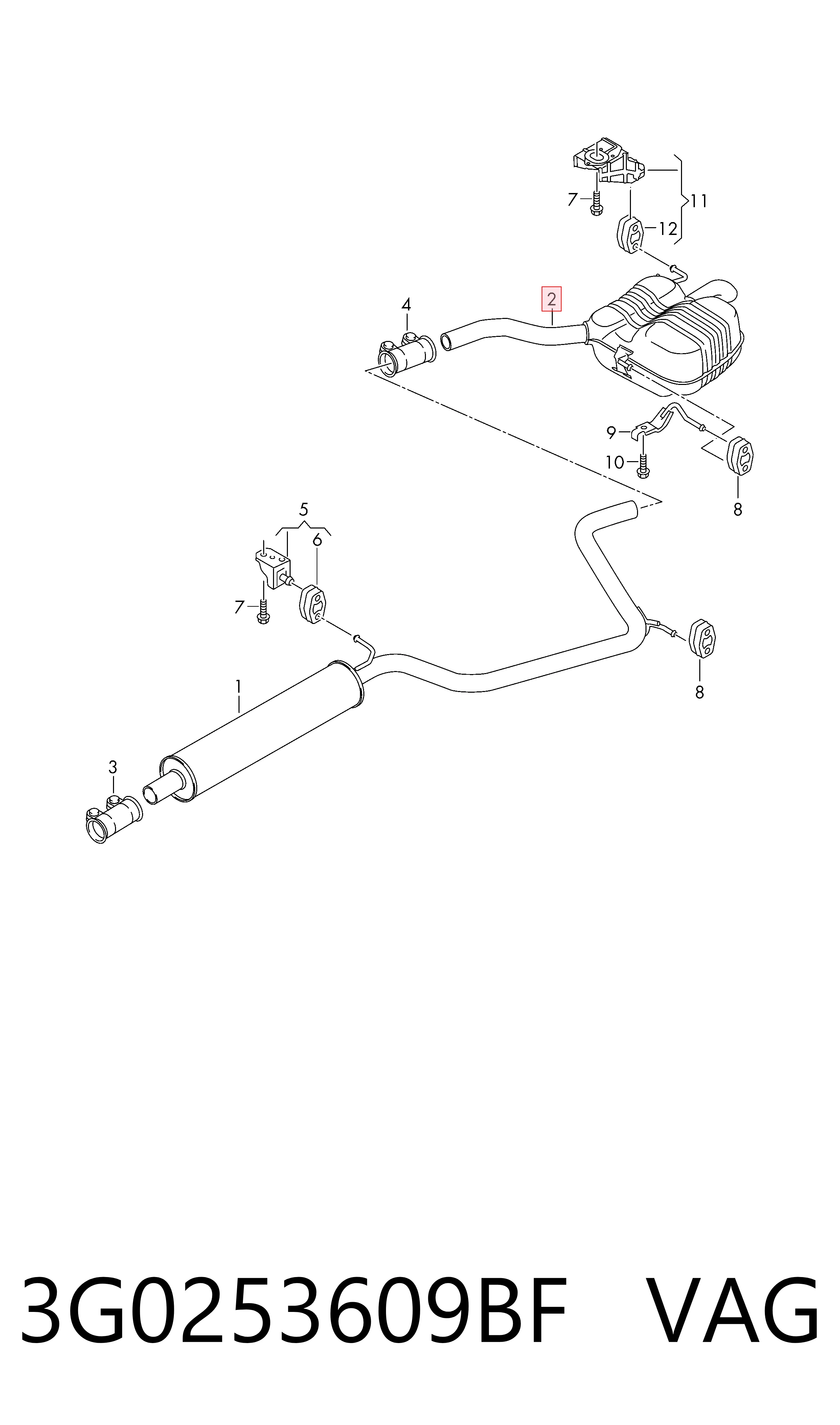 3G0253609BF VAG