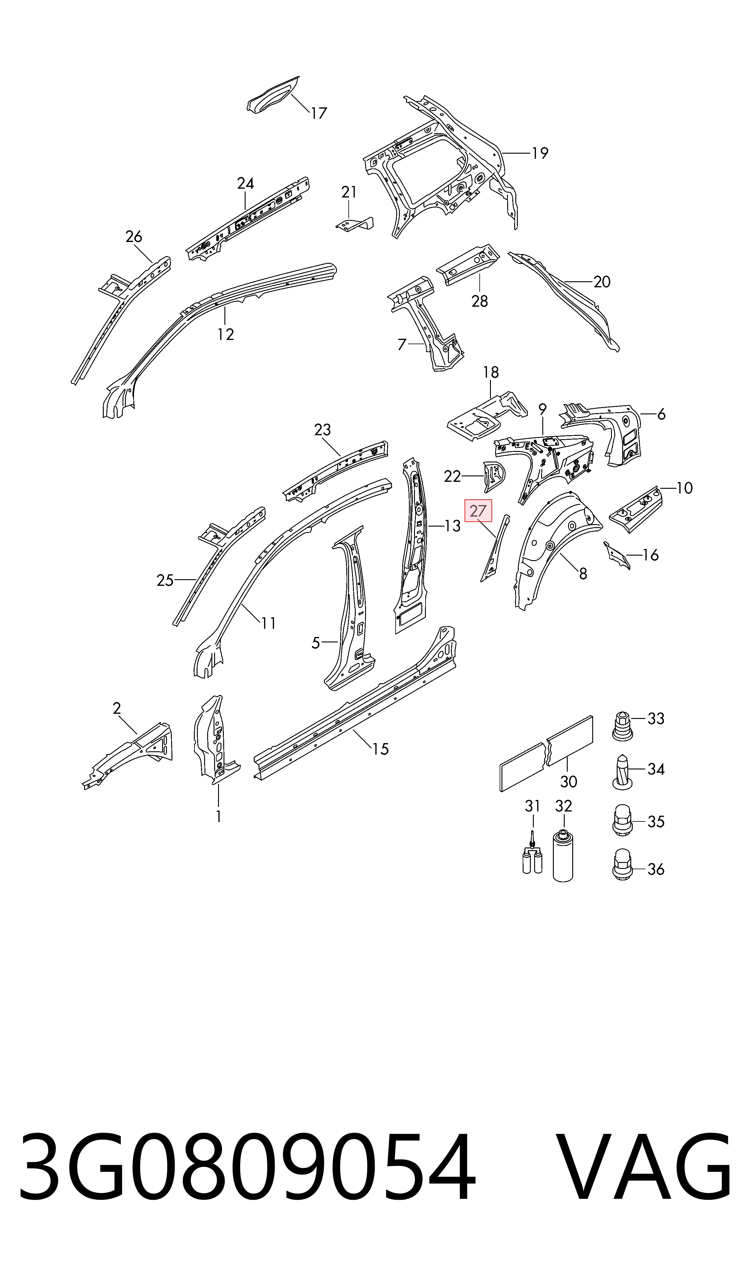 3G0809054 VAG