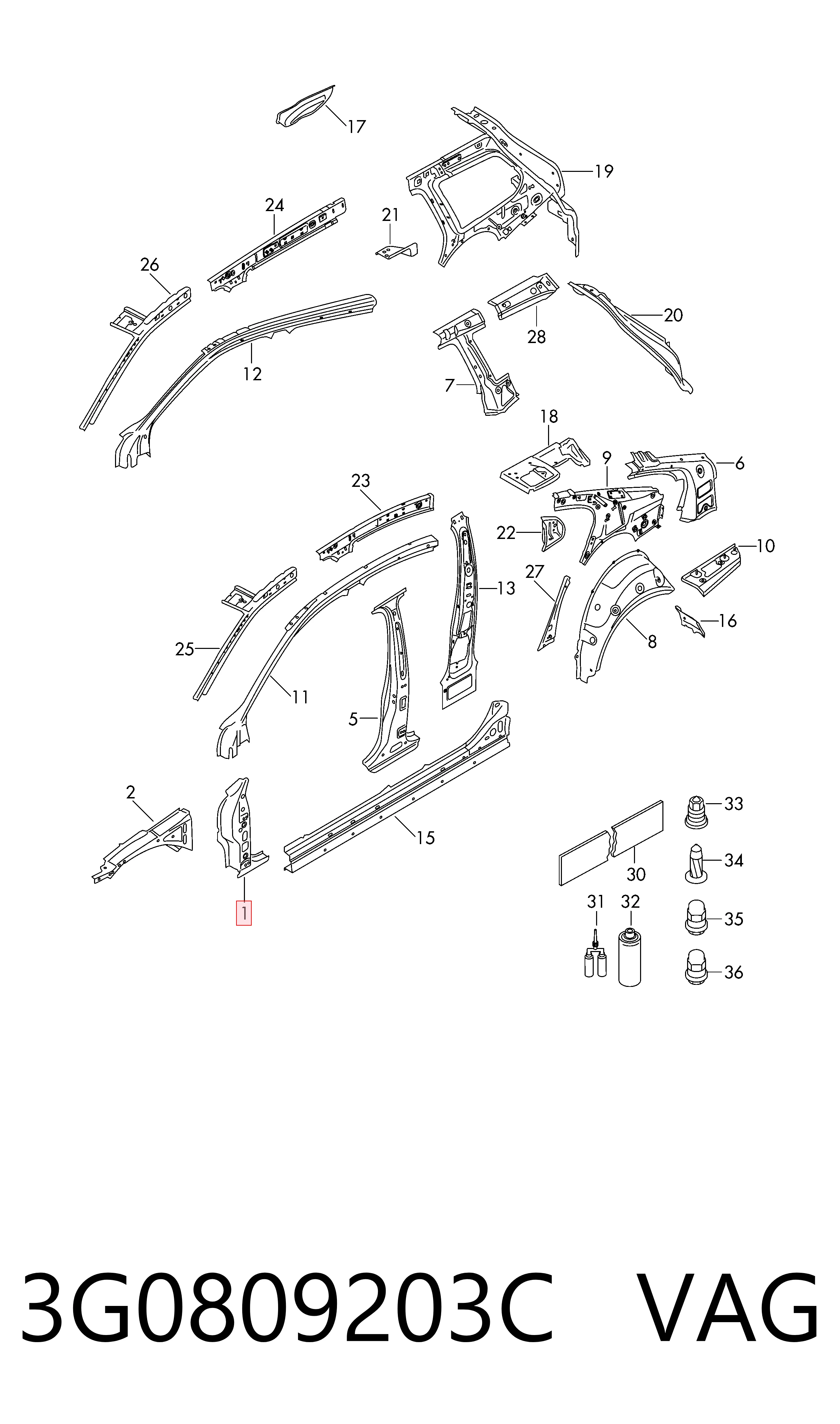 3G0809203C VAG