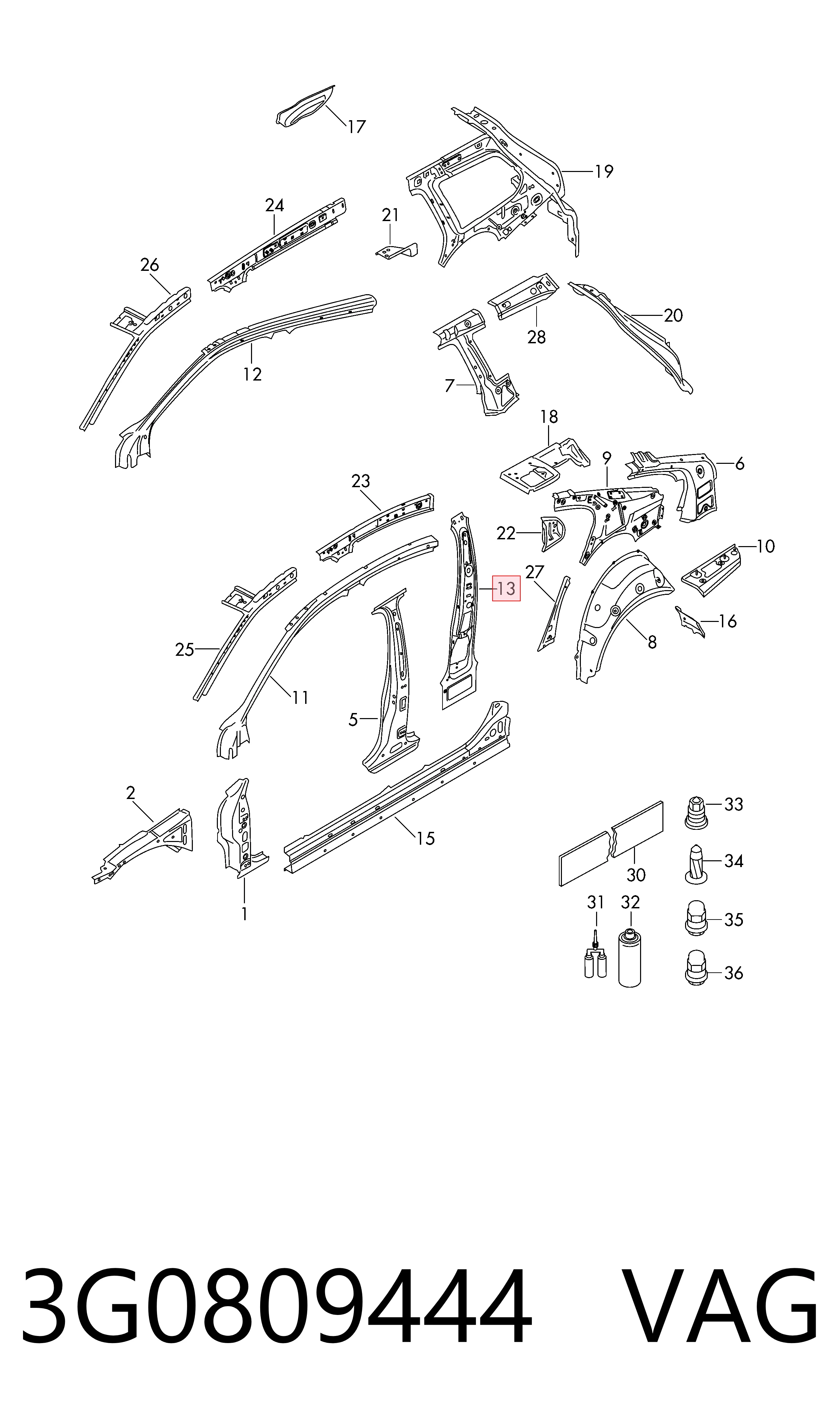 3G0809444 VAG