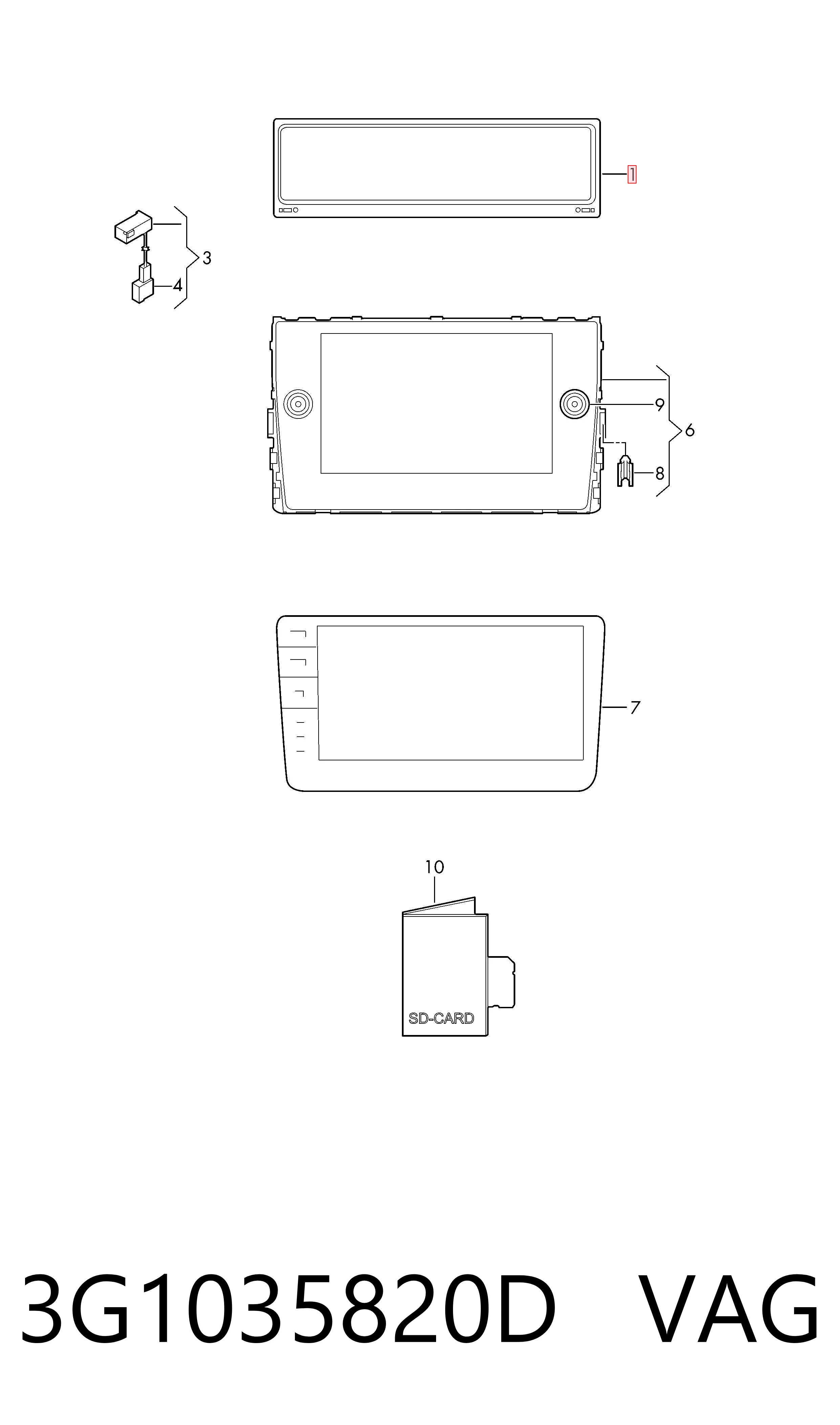  VAG 3G1035820D цена, от 2435.53 USD
