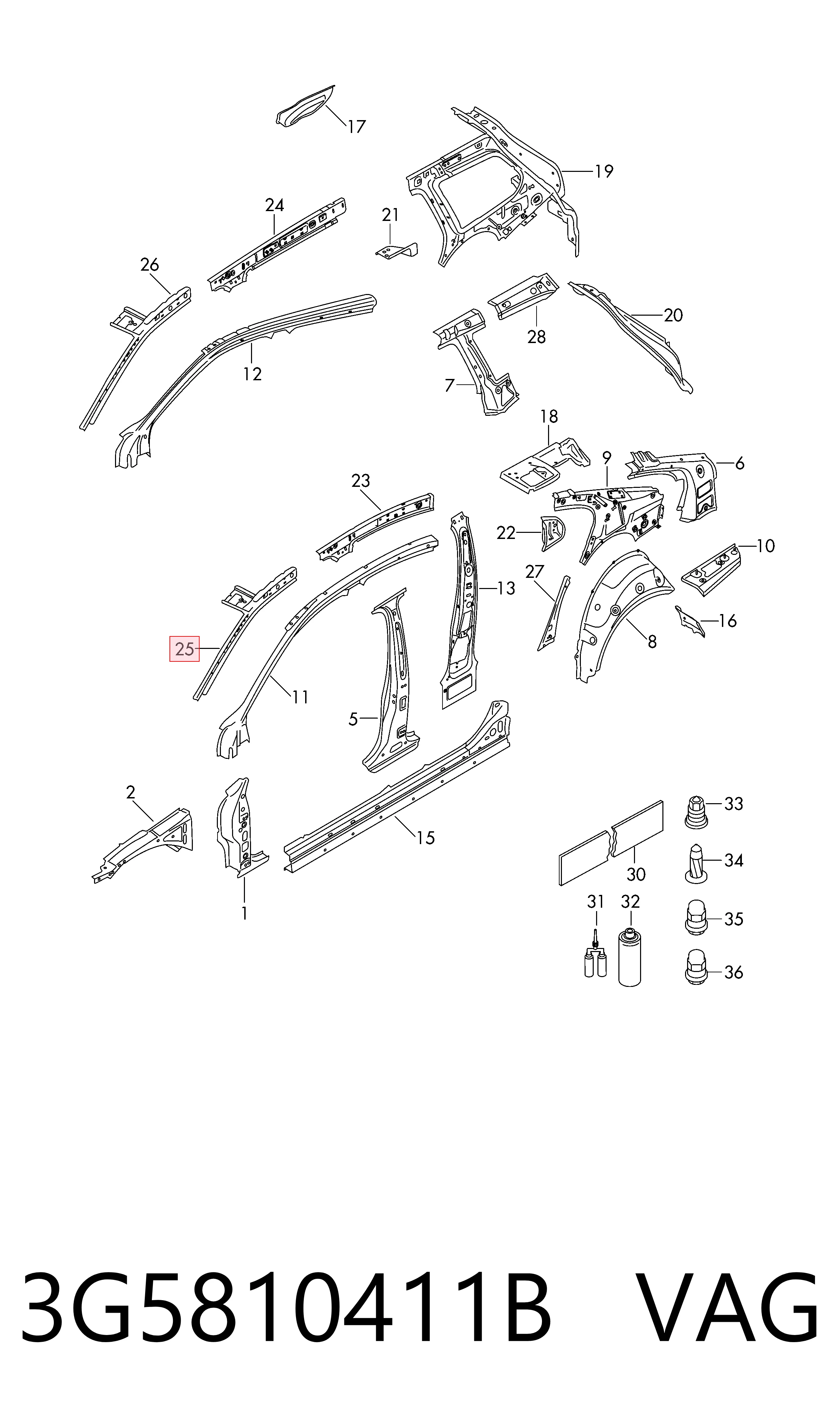 3G5810411B VAG
