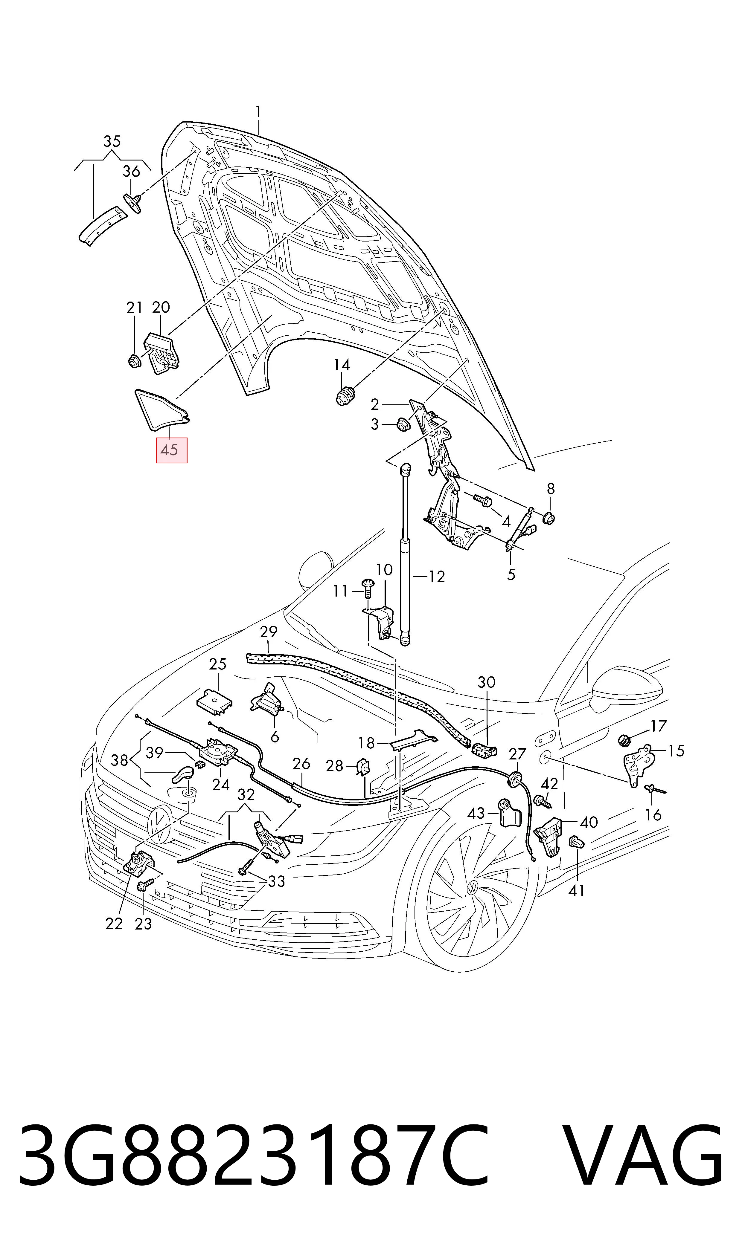 3G8823187C VAG 