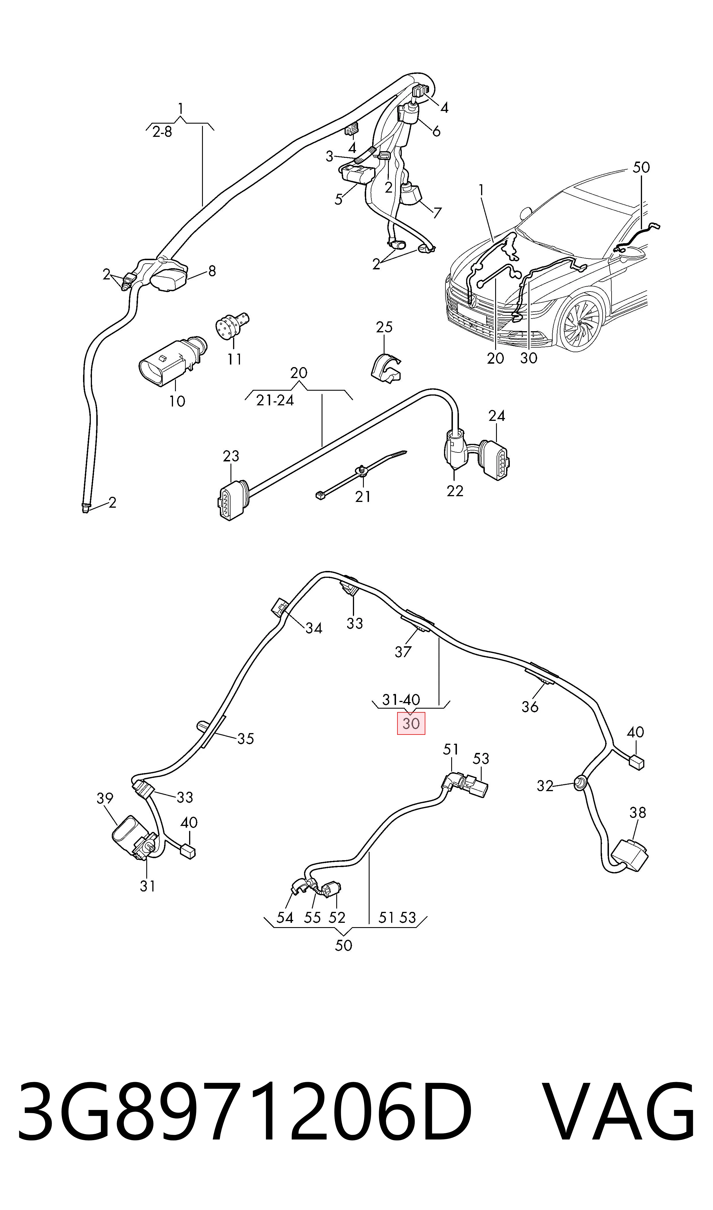 3G8971206D VAG 