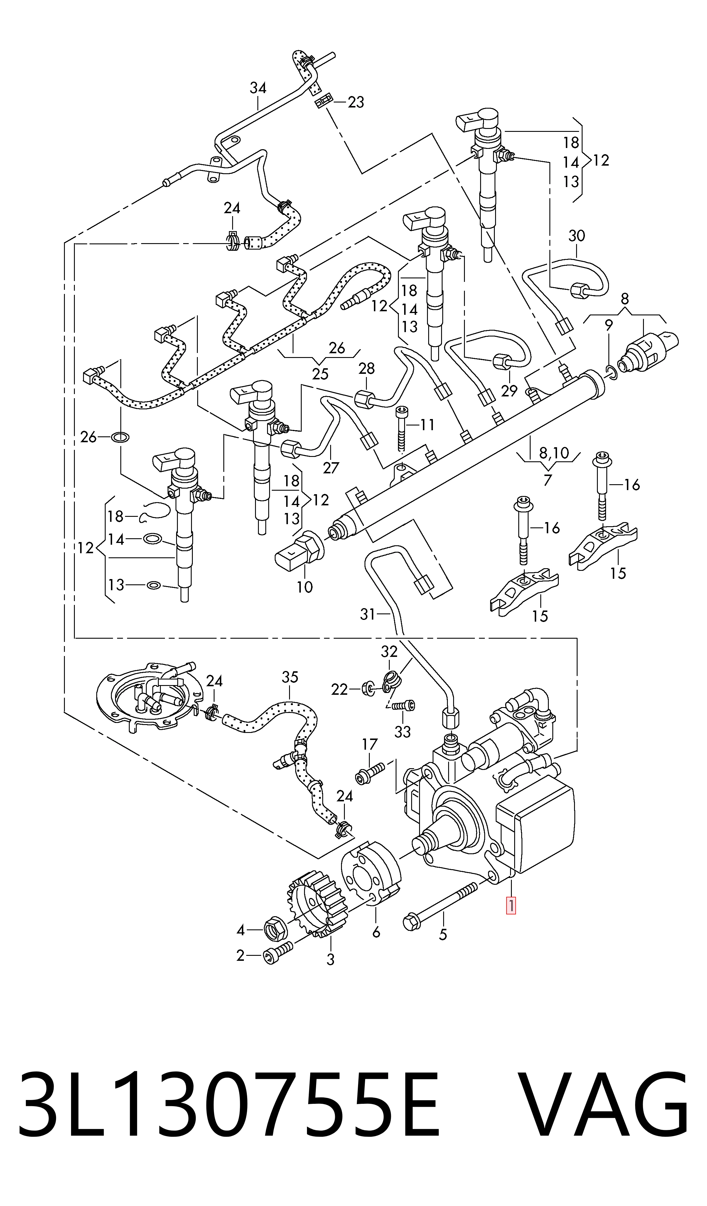 ТНВД 5WS40836 Continental/Siemens