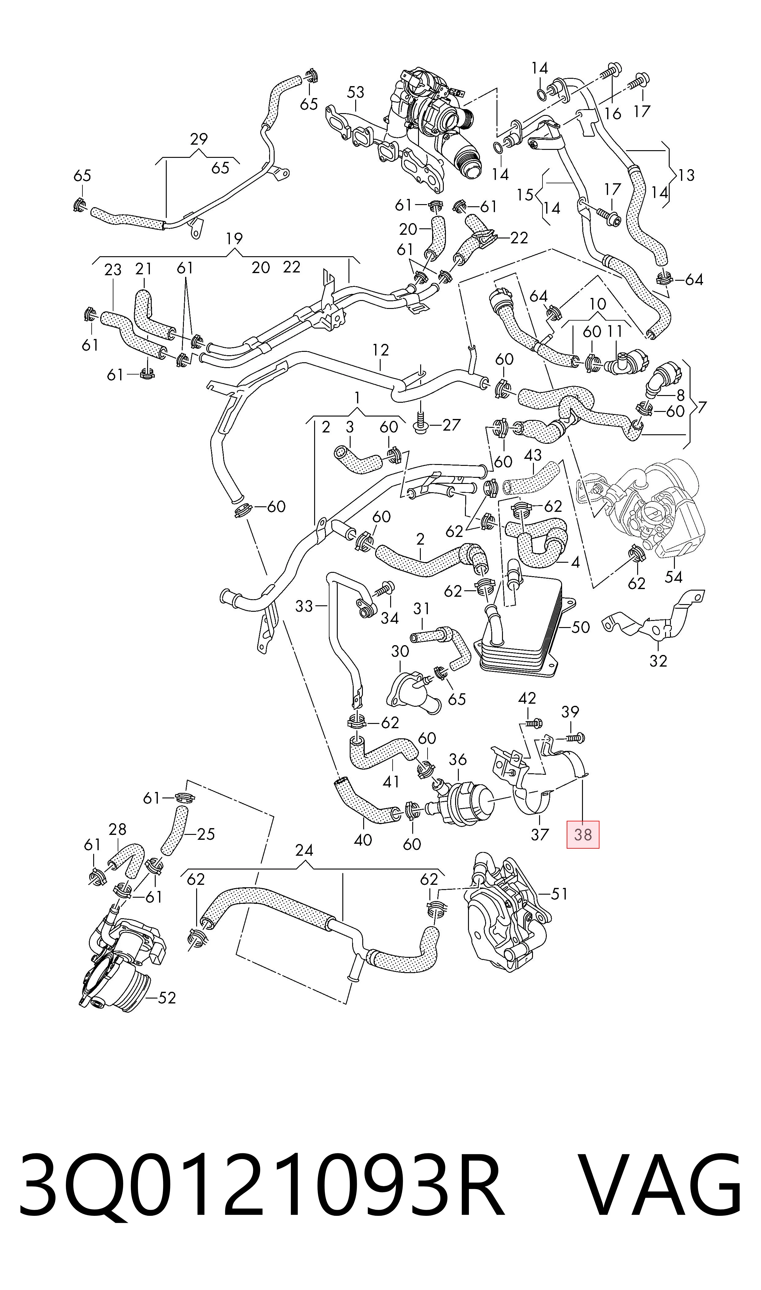  VAG 3Q0121093R цена, от 15.38 USD