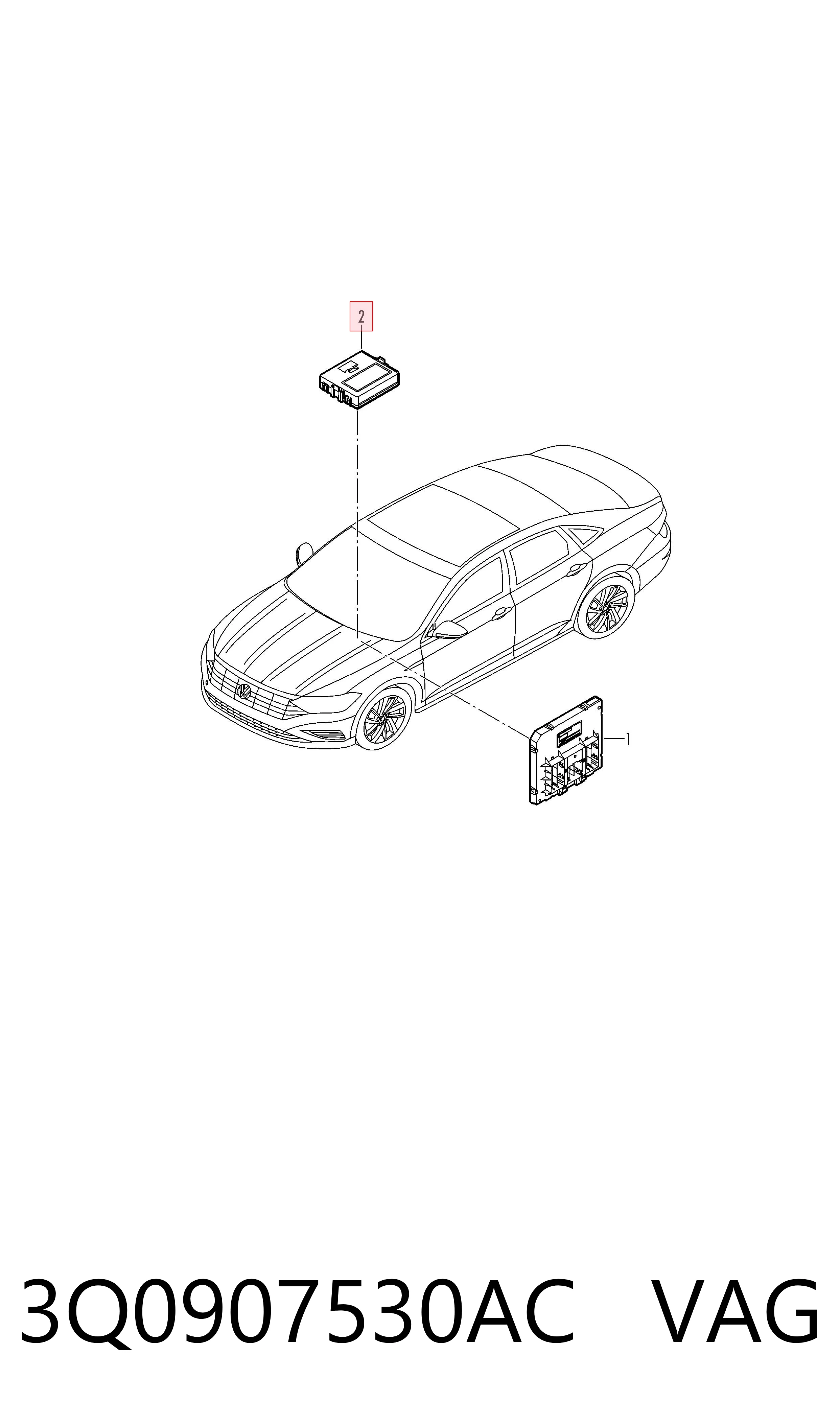Купить 3Q0907530AC VAG Система самодиагностики