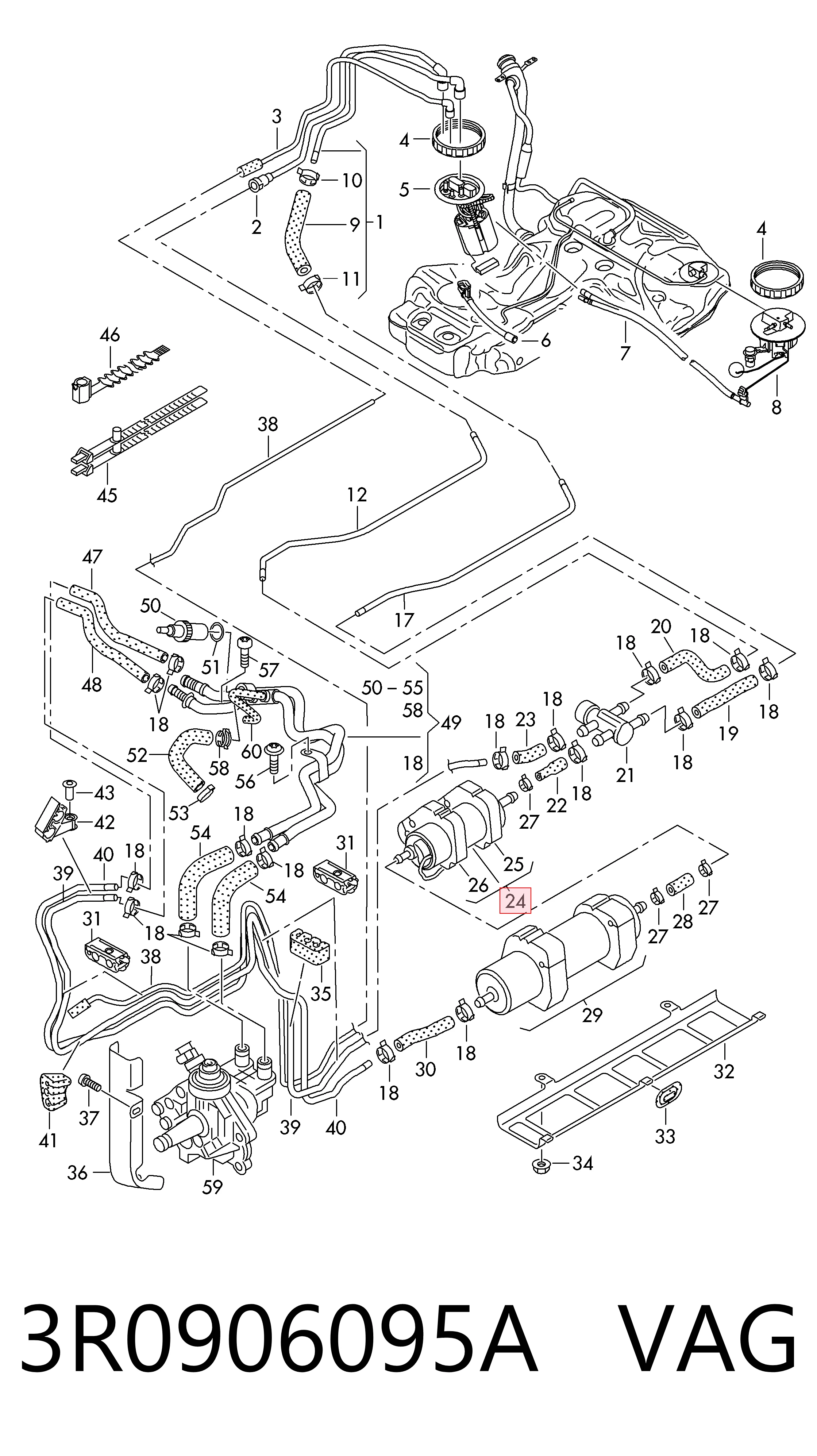 Купить MAM00152 Magneti Marelli Магистральный бензонасос