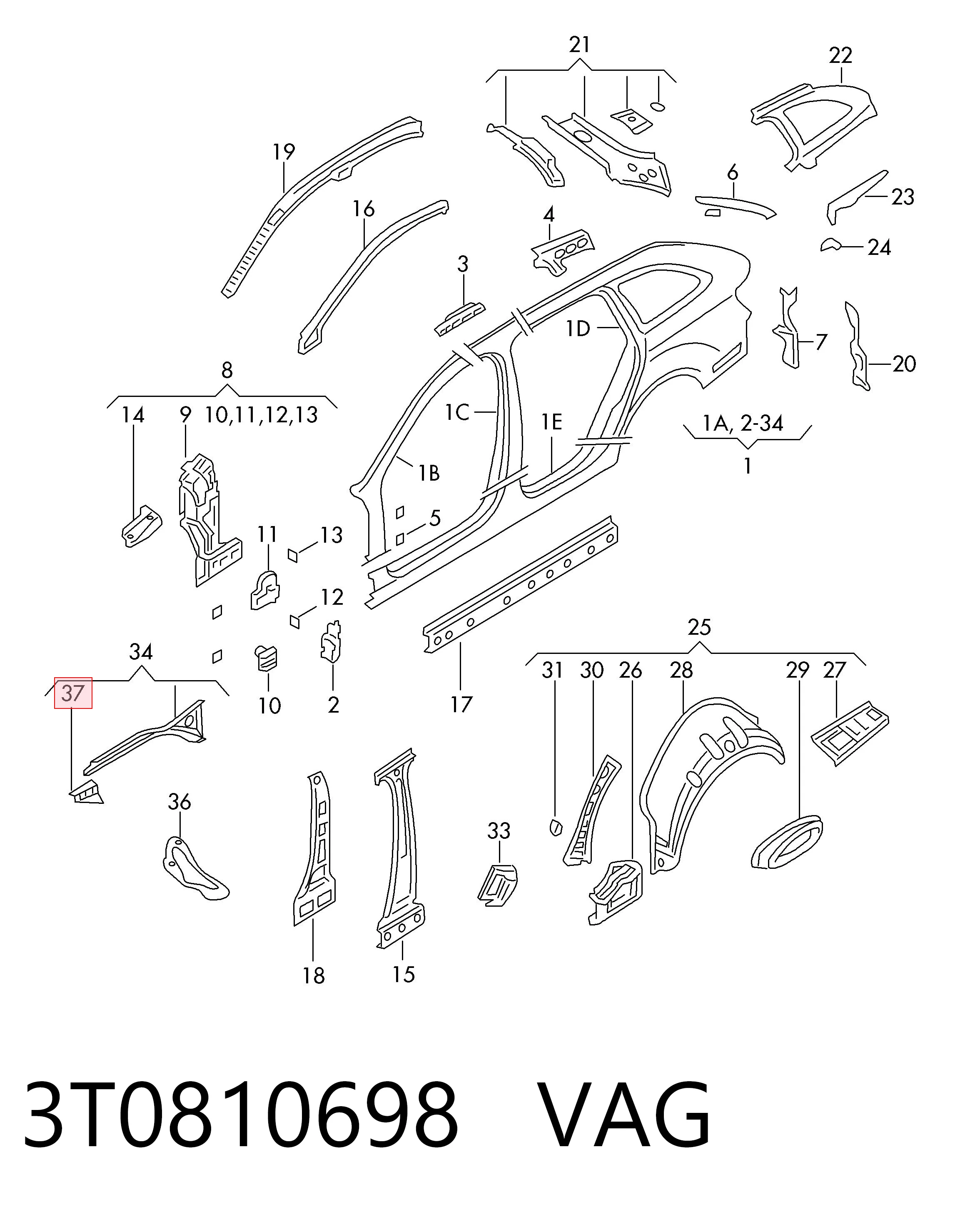 3T0810698 VAG 