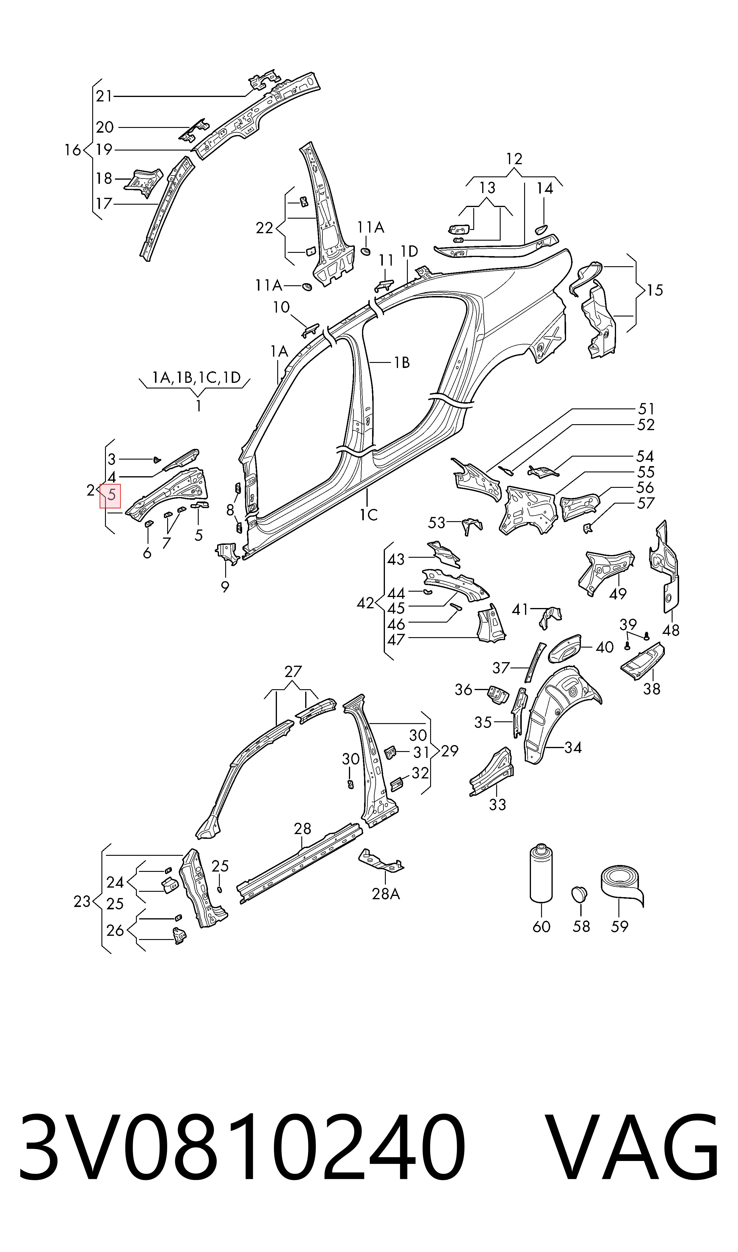 3V0810240 VAG 