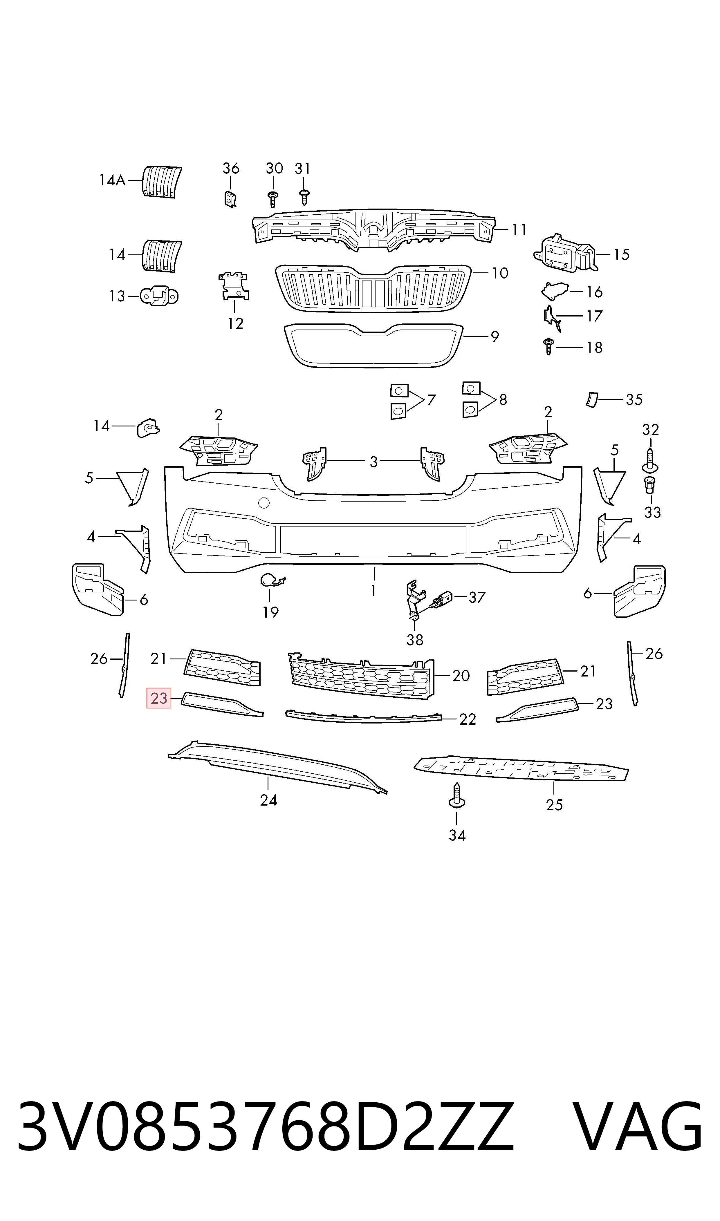 3V0853768D2ZZ VAG 