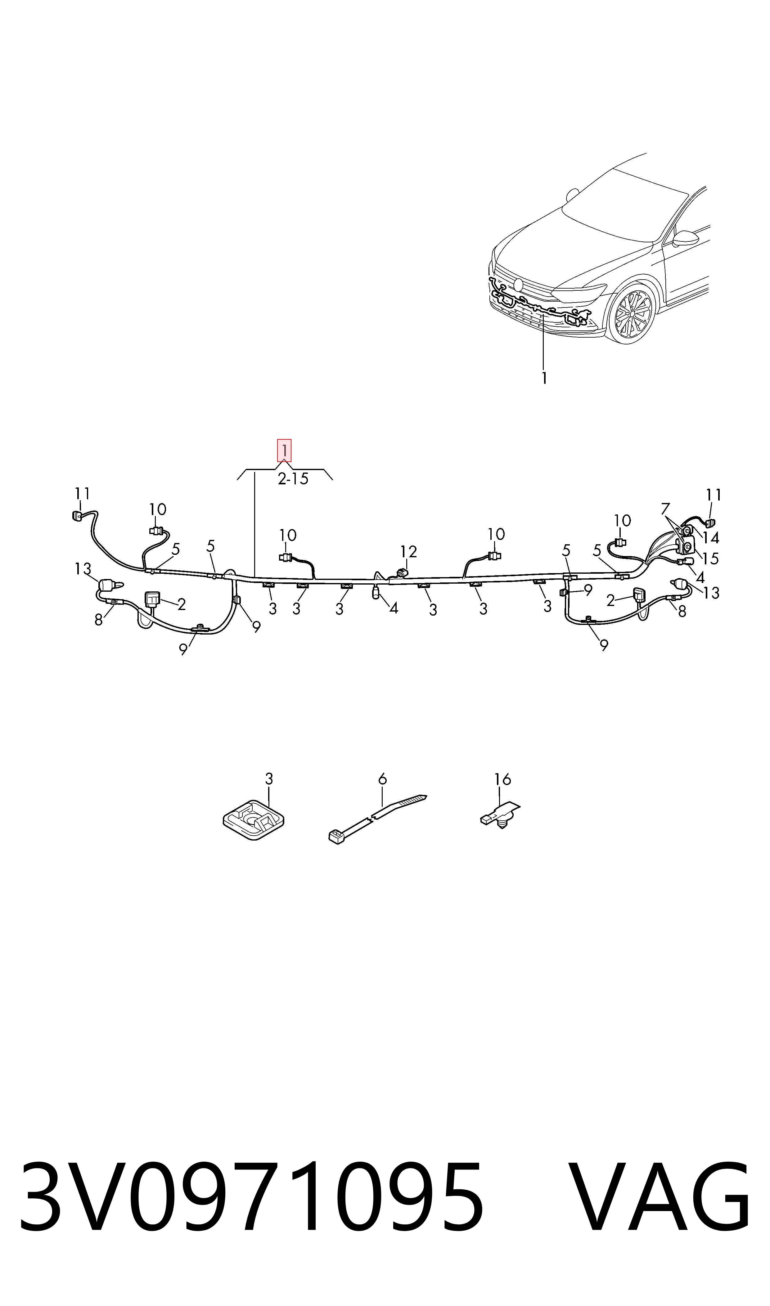 3V0971095 VAG 