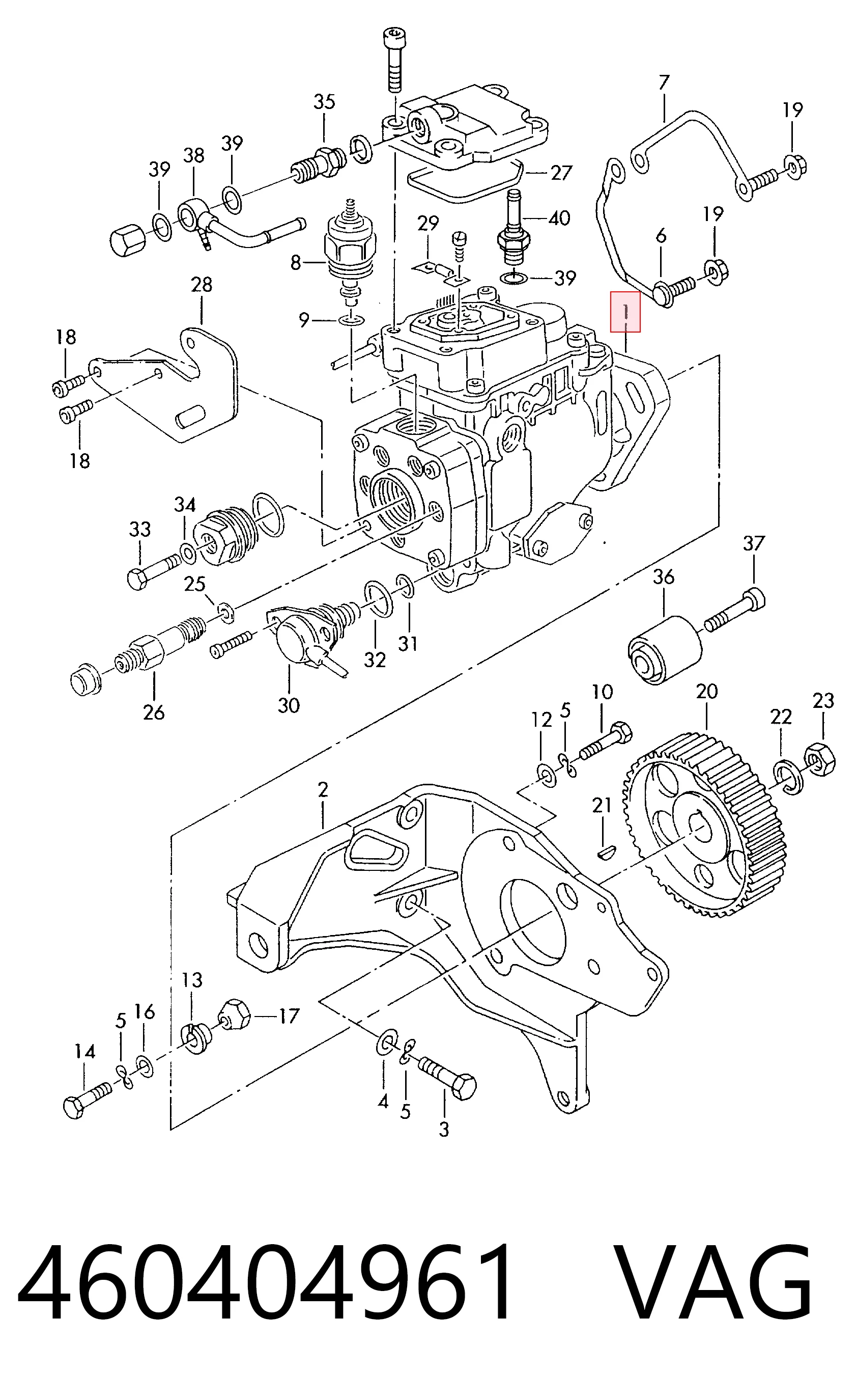 ТНВД 0460404961 Bosch