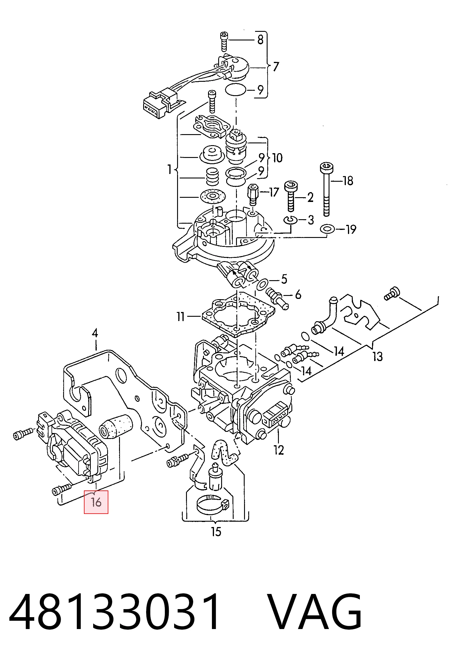 Купить 132008601 Bosch Регулятор дроссельной заслонки
