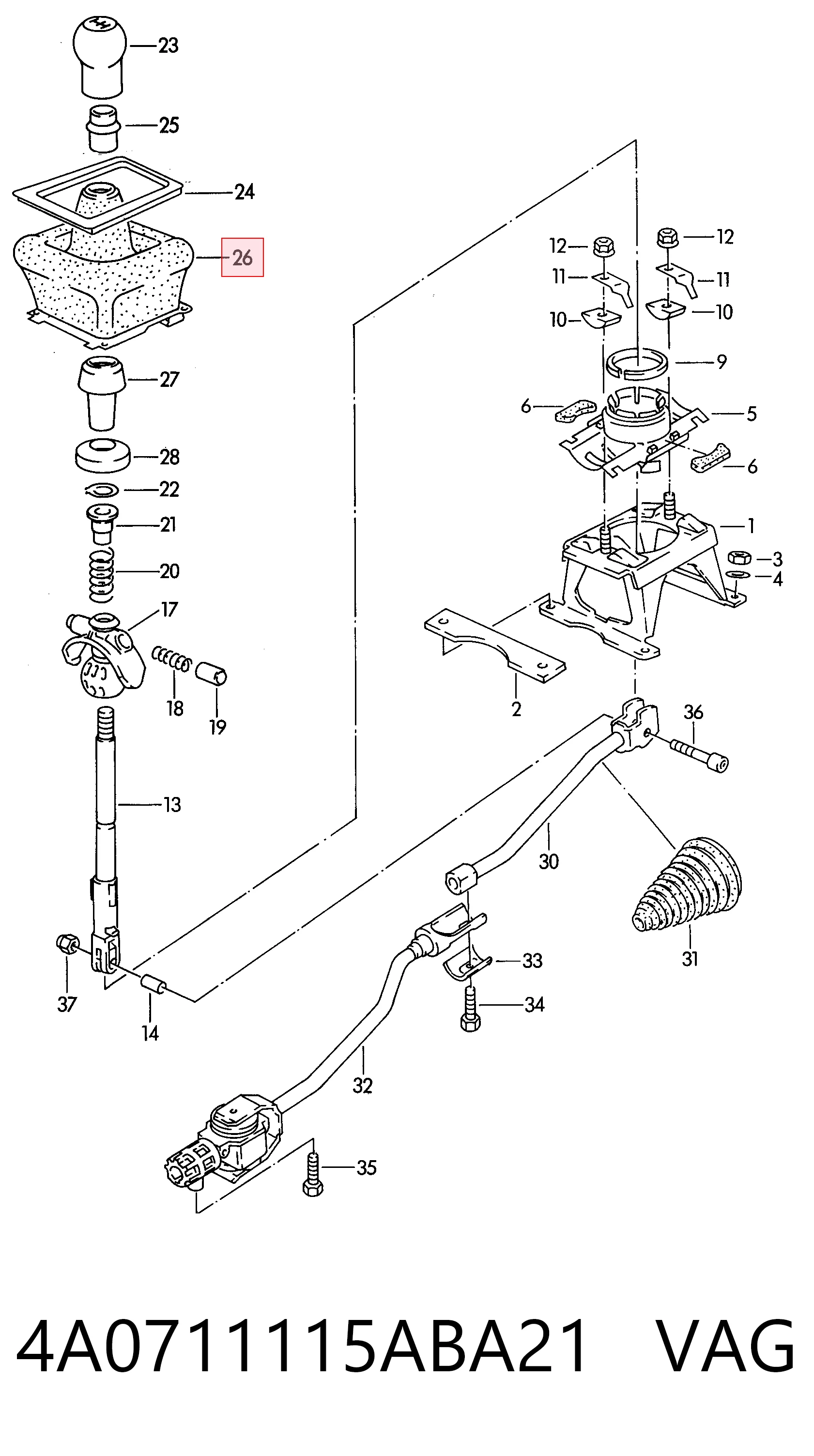 4A0711115ABA21 VAG