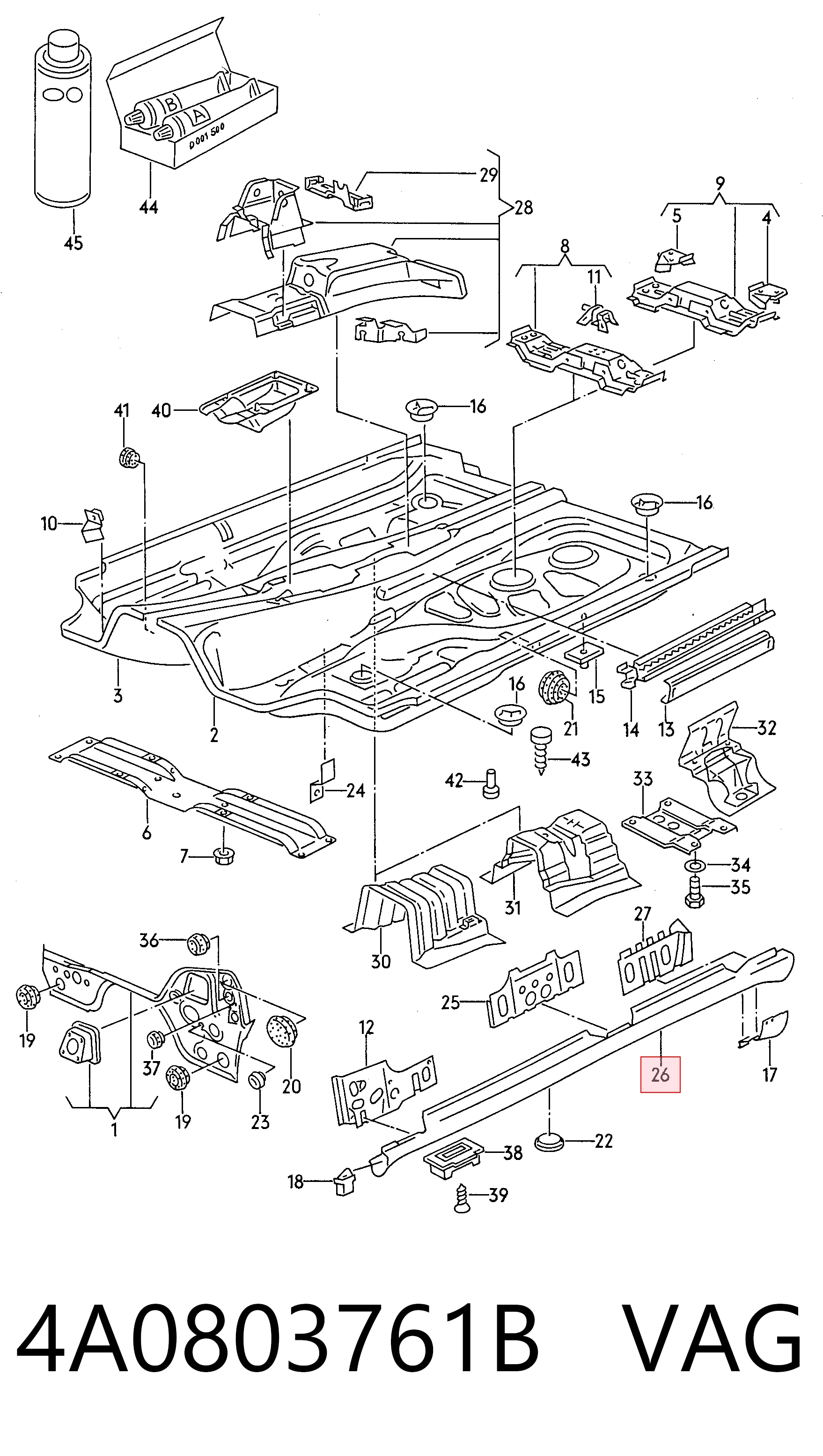 4A0803761B VAG