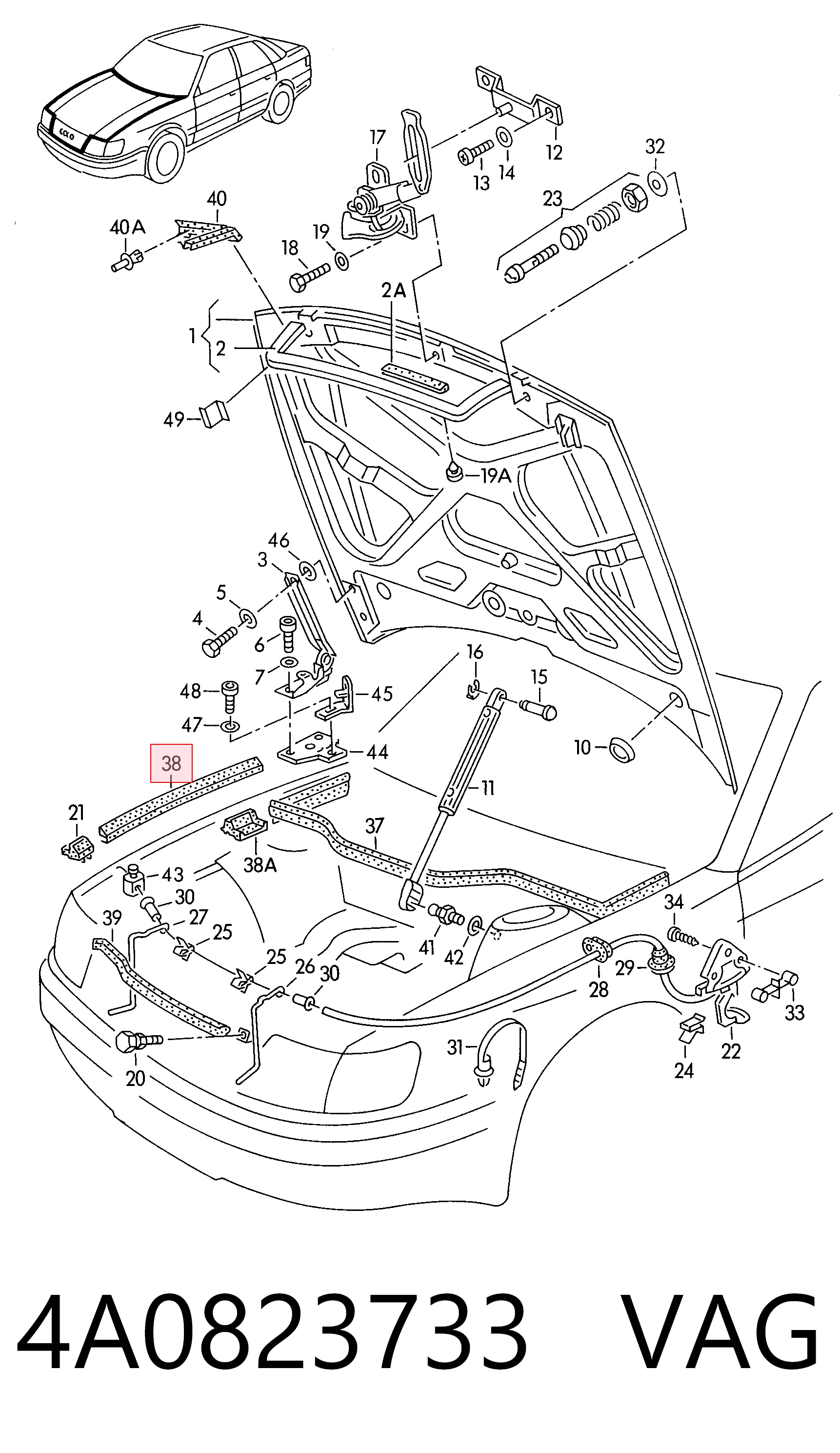 4A0823733 VAG