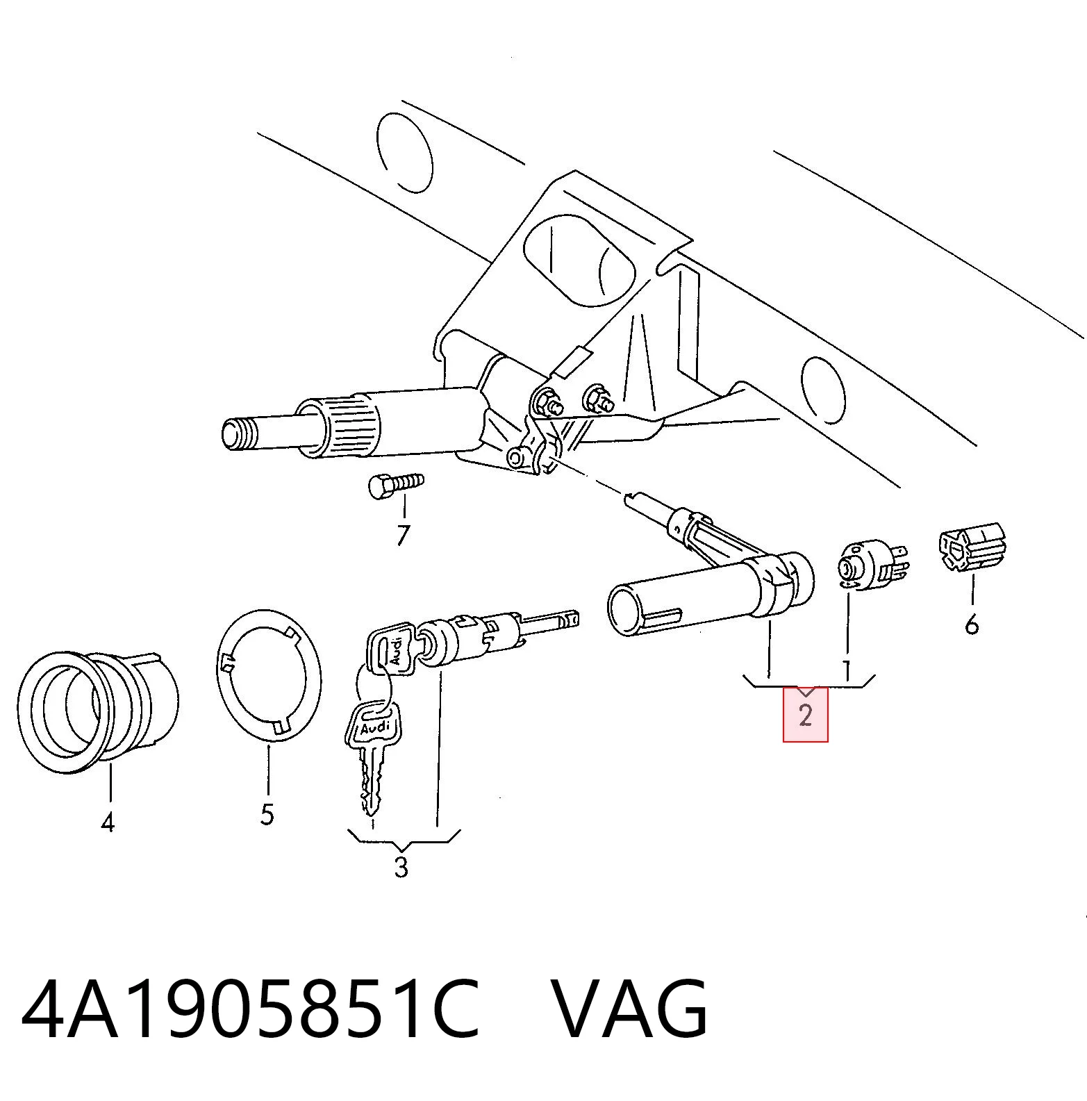 4A1905851C VAG