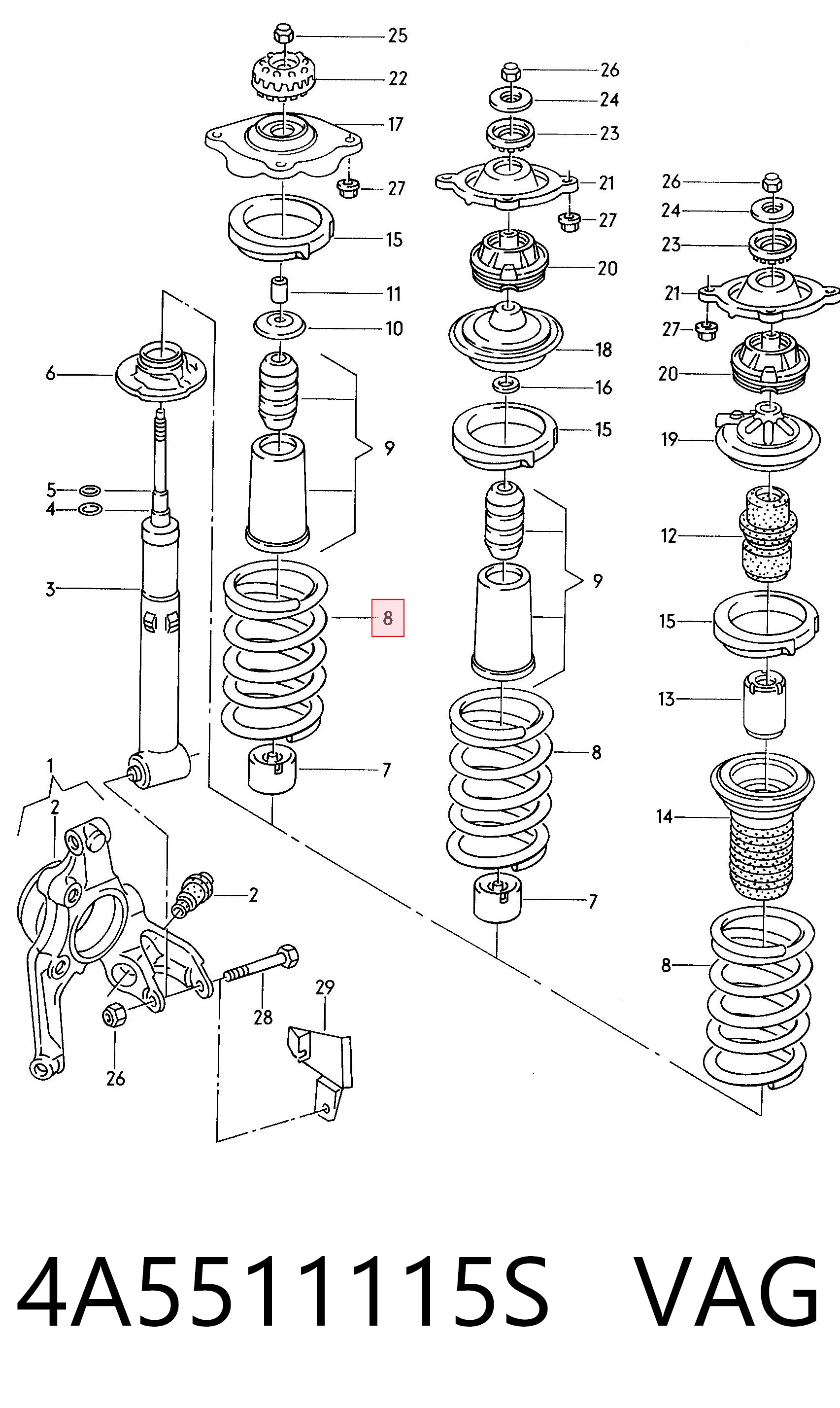 Купить AF1094 Optimal Пружина подвески
