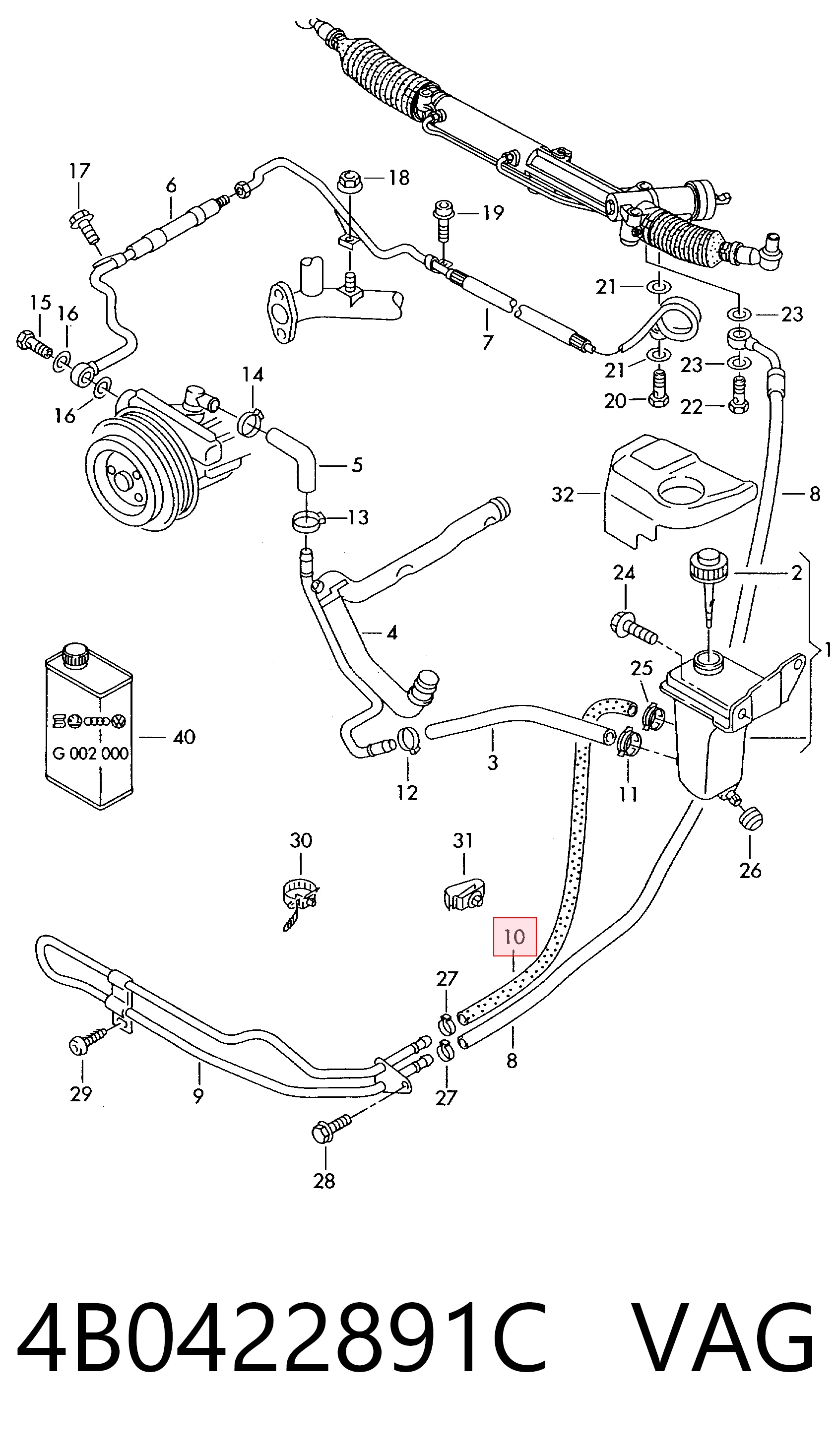 4B0422891C VAG