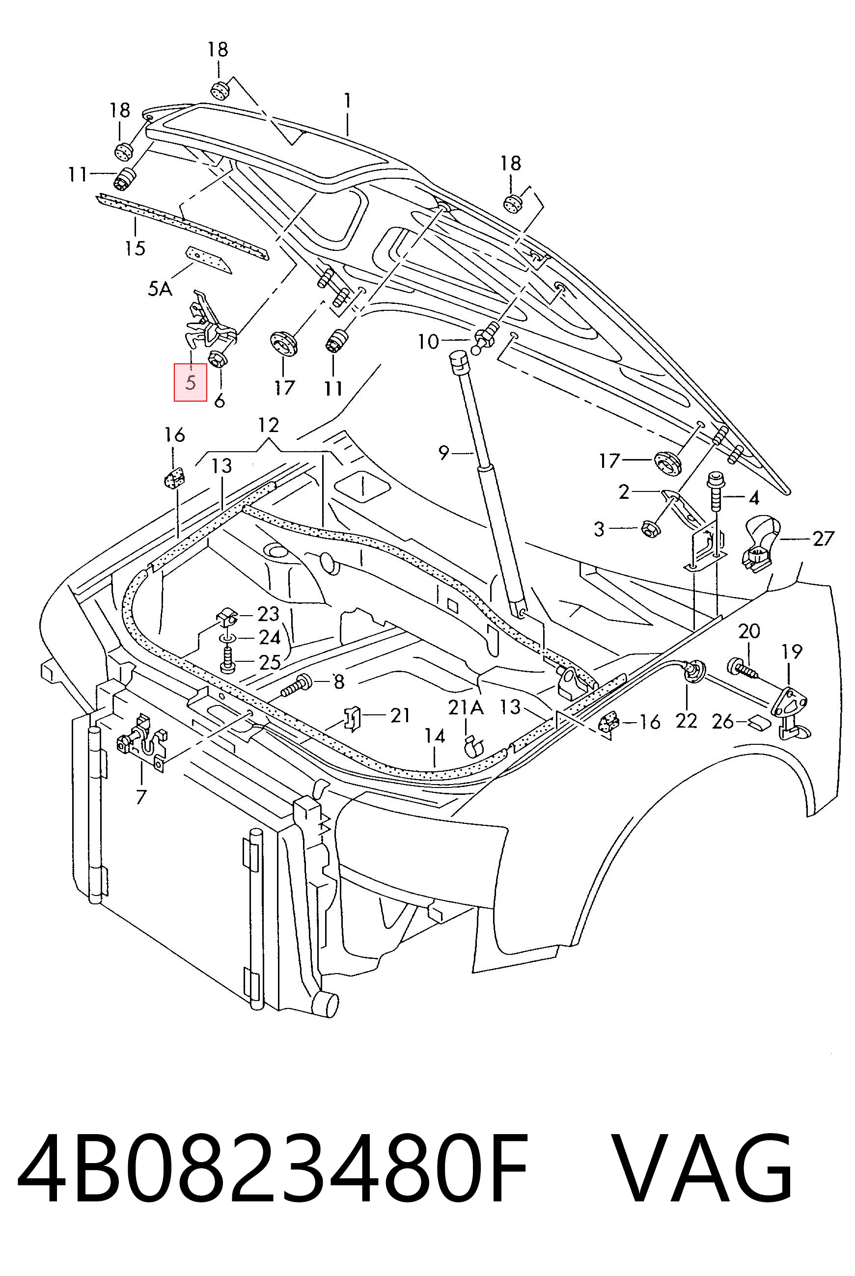 4B0823480F VAG 