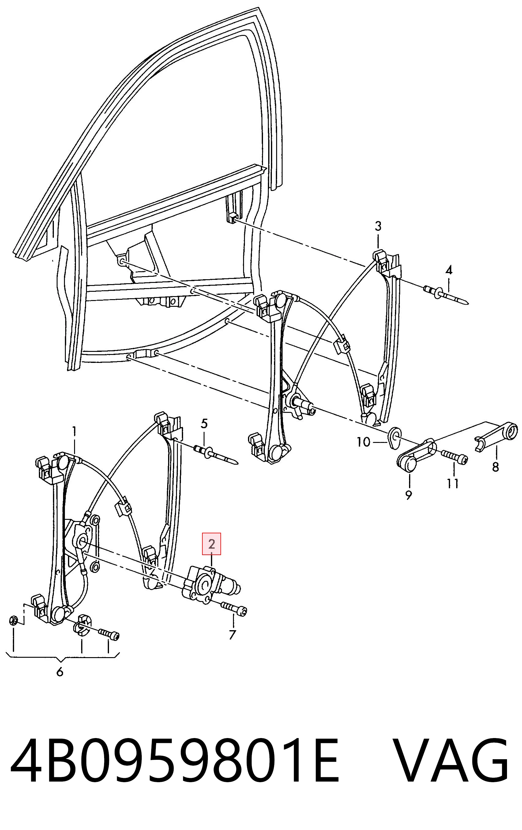 Купить 130821775 Bosch Мотор стеклоподъемника двери передней левой