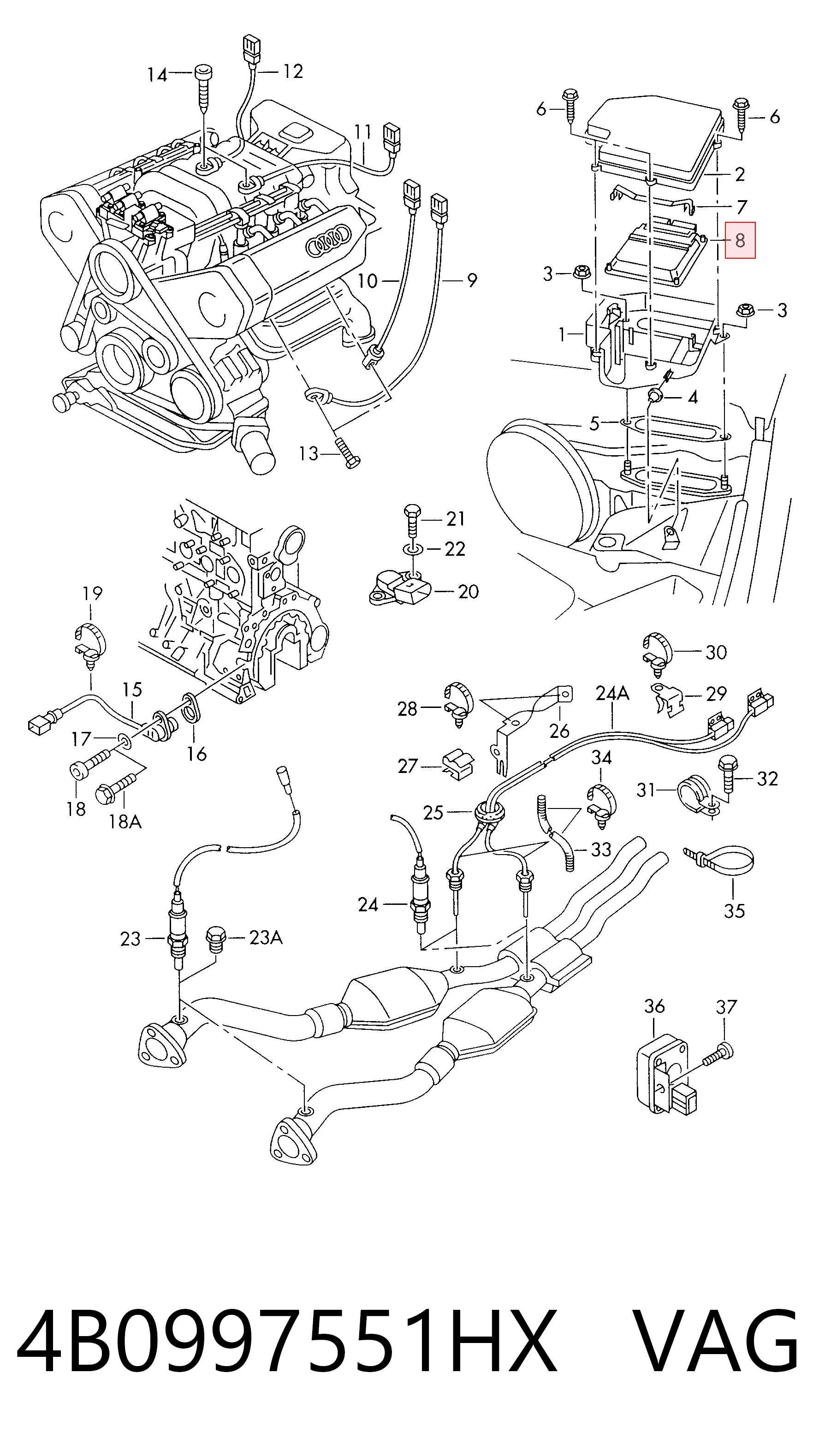 4B0997551HX VAG
