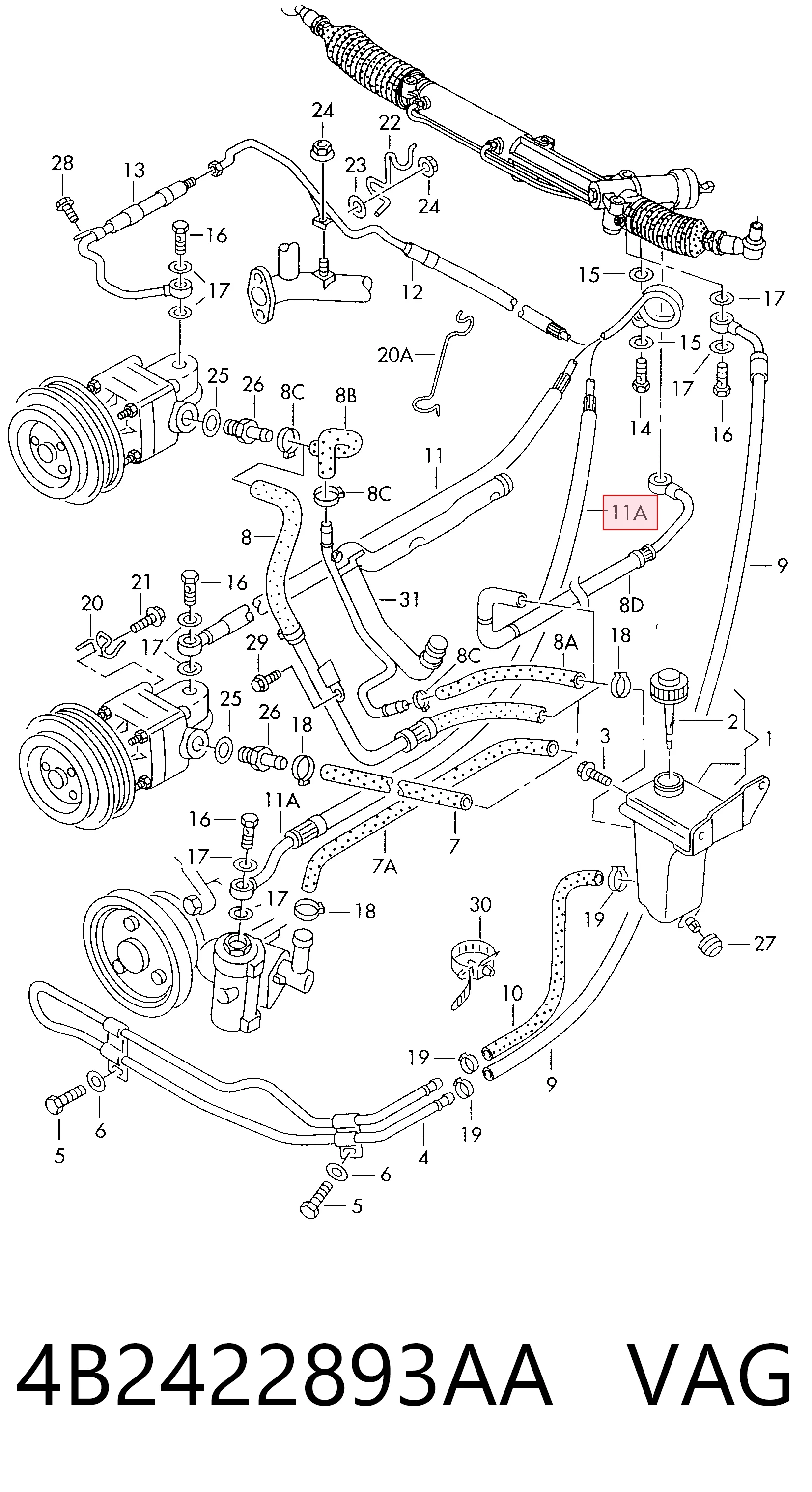 4B2422893AA VAG