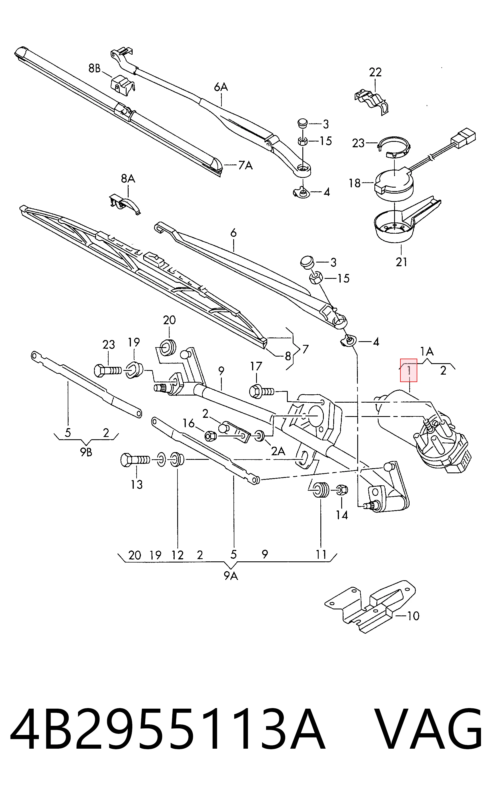 4B2955113A VAG
