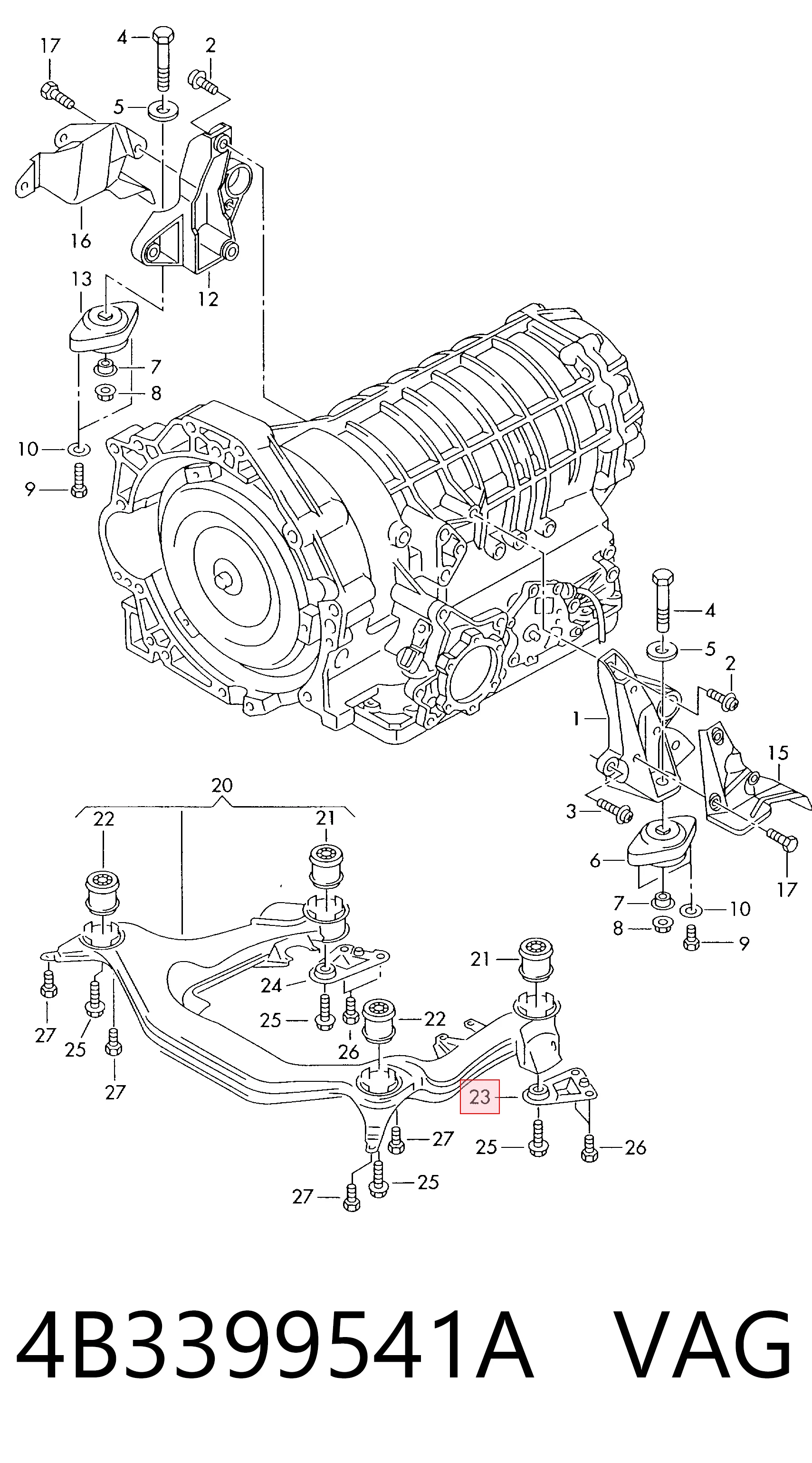 4B3399541A VAG 