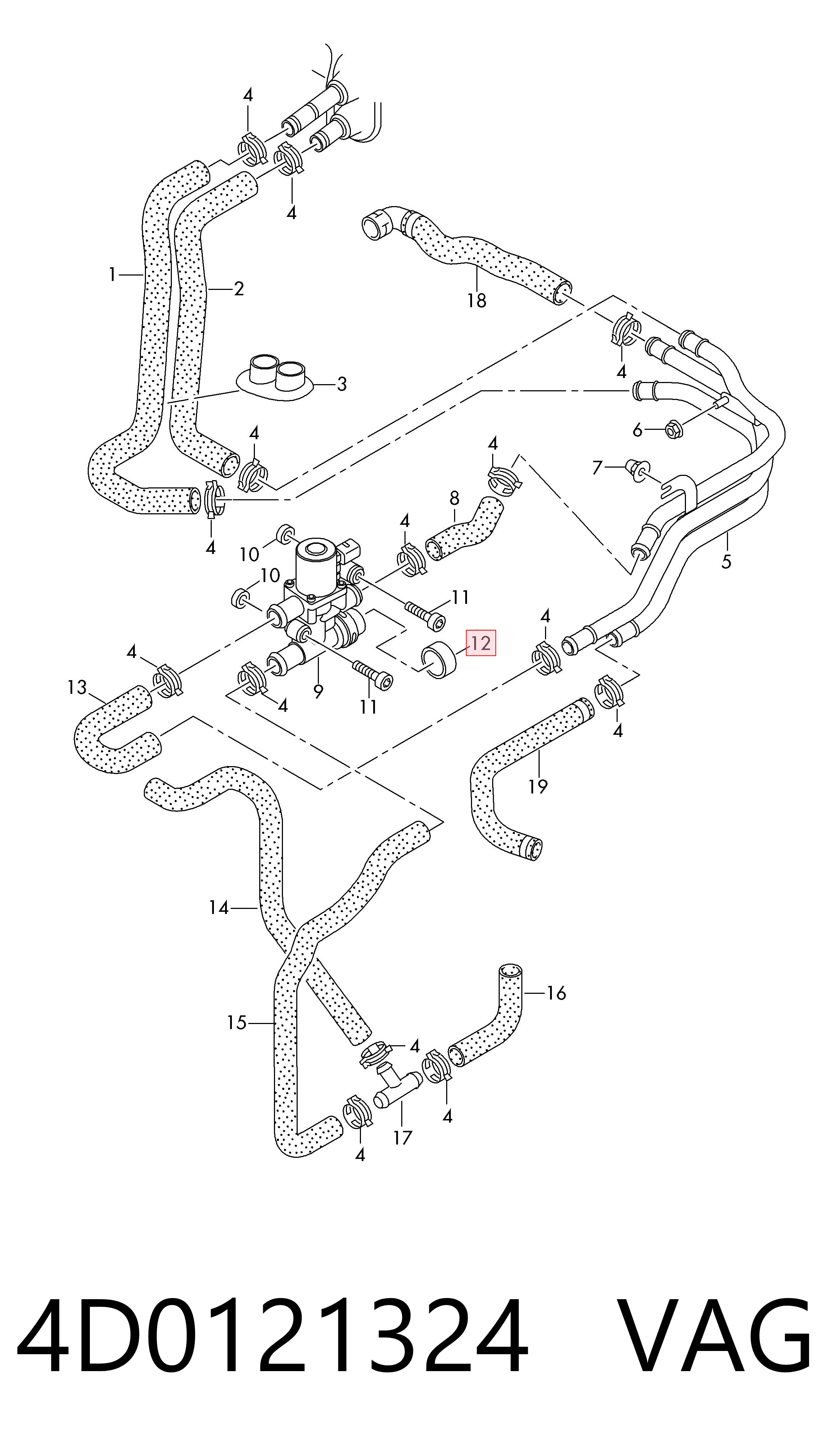 4D0121324 VAG 