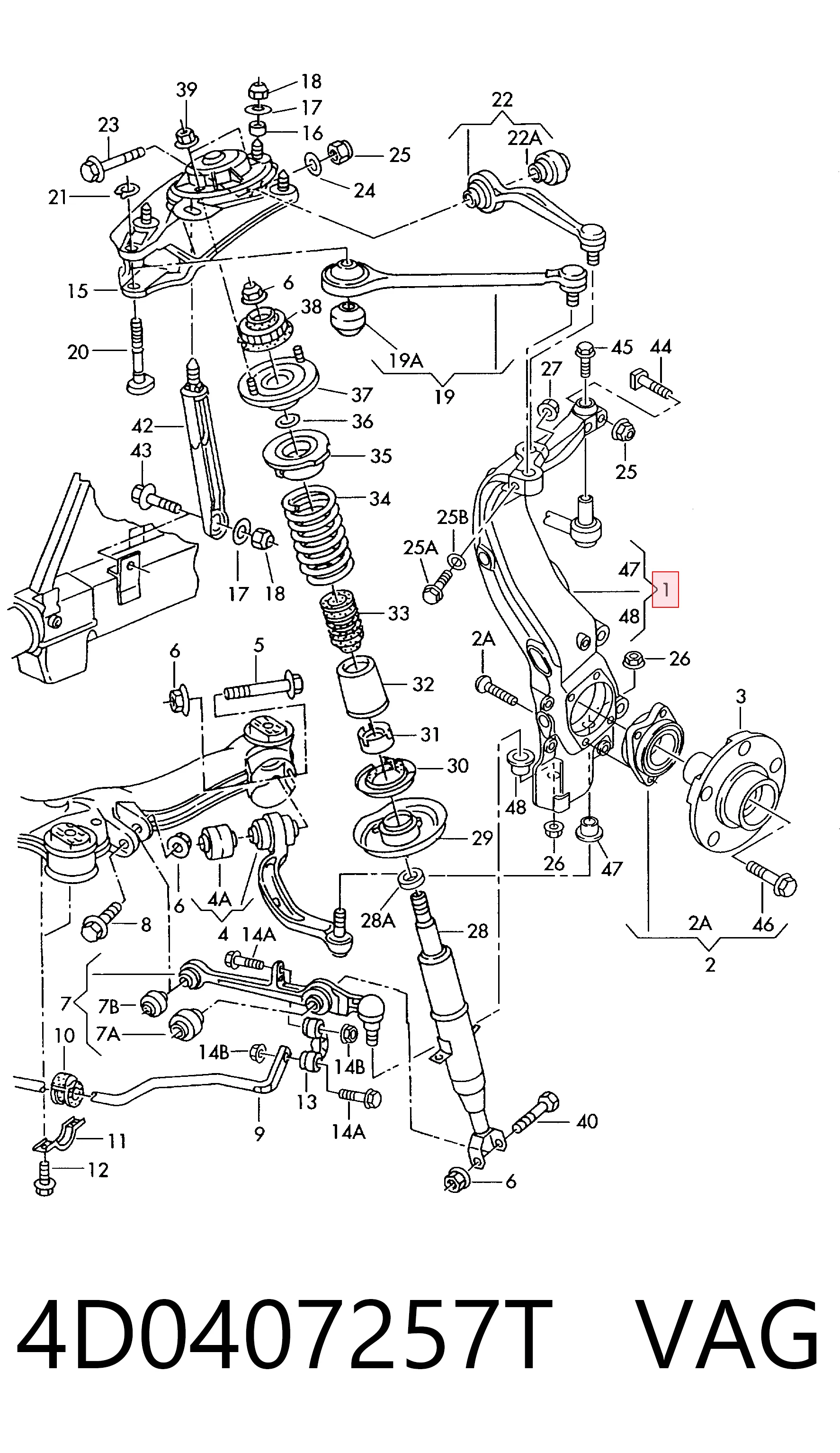 4D0407257T VAG
