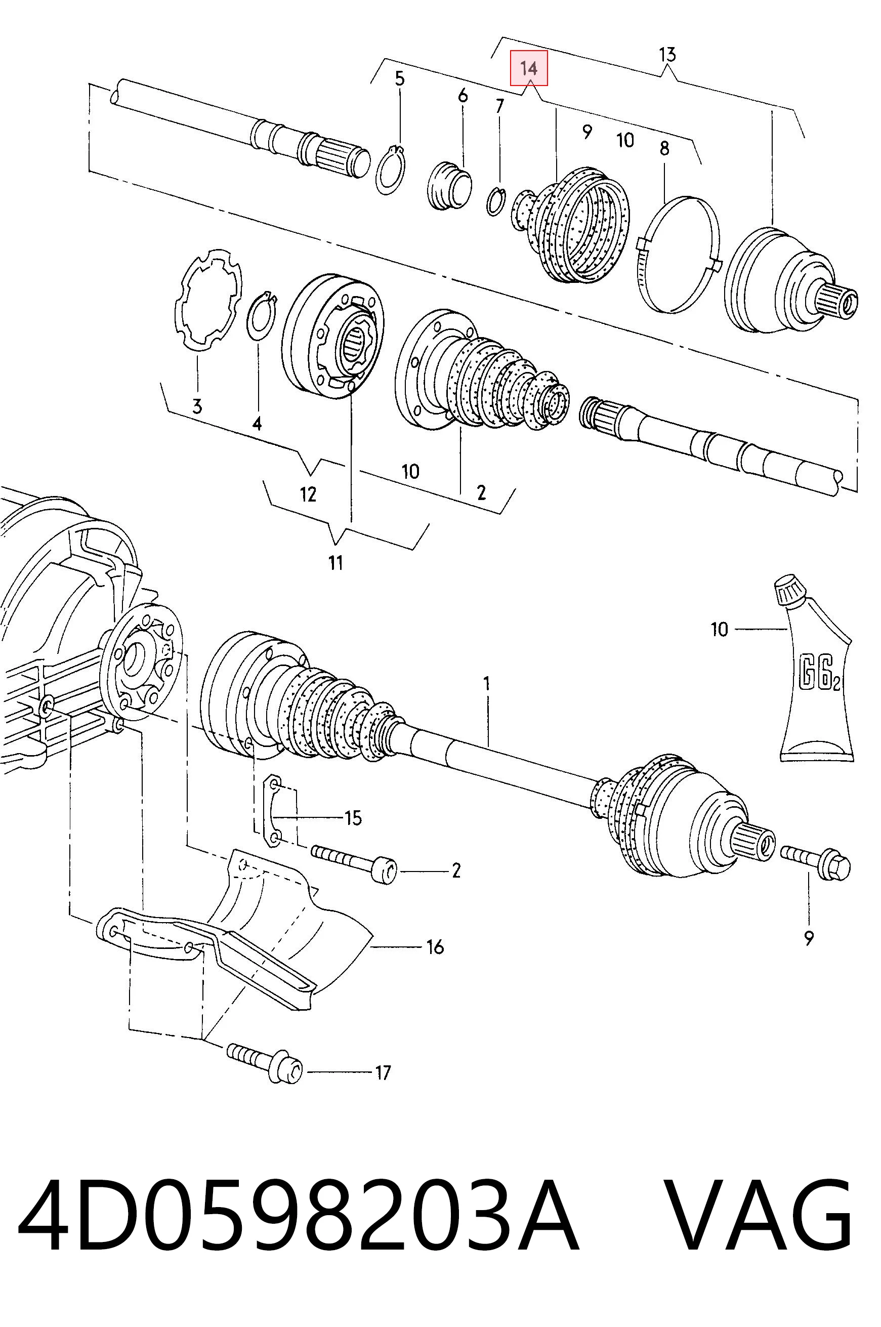026248 GKN-Spidan Пыльник шарнира угловых скоростей наружный правый