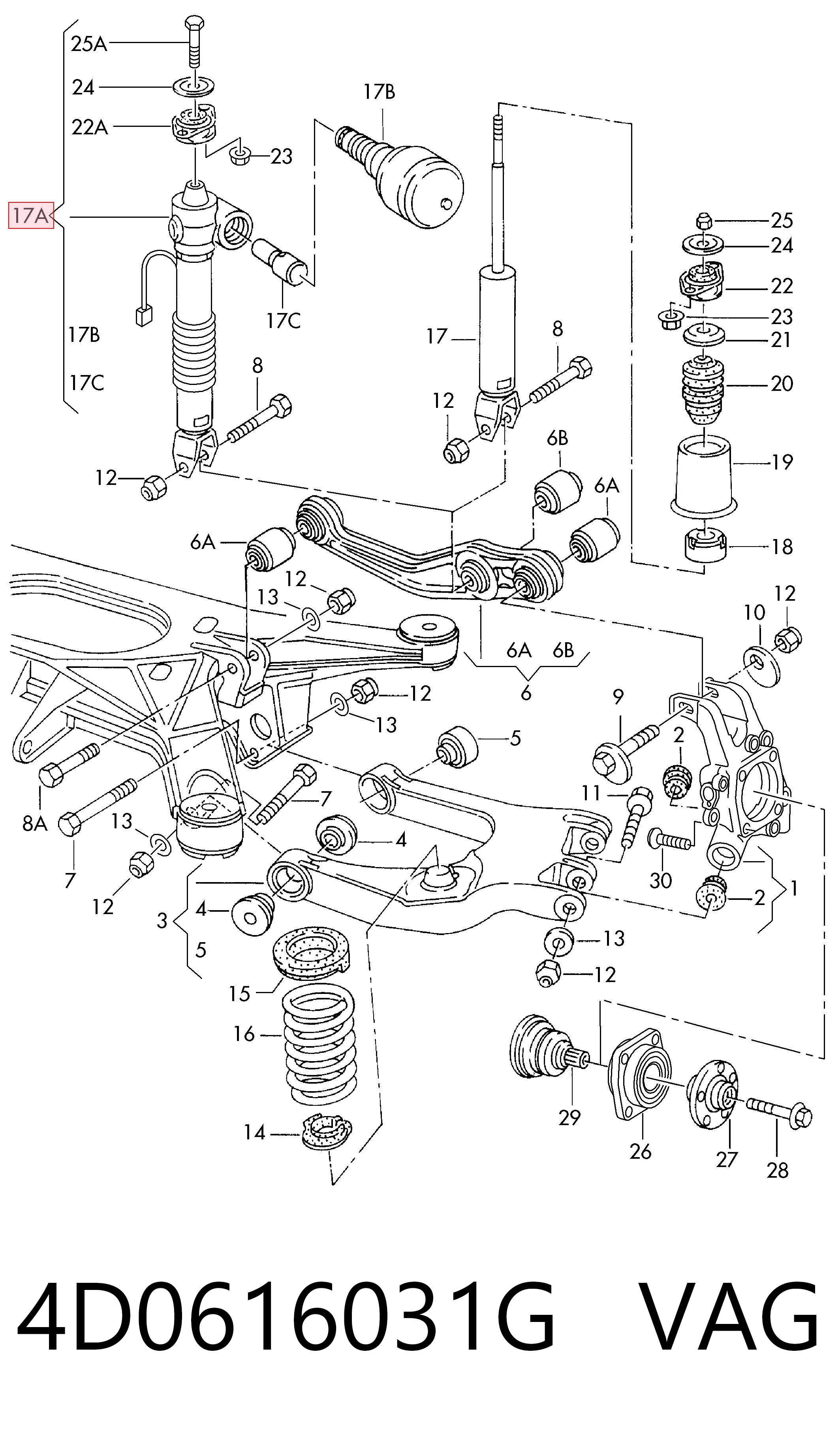 4D0616031G VAG