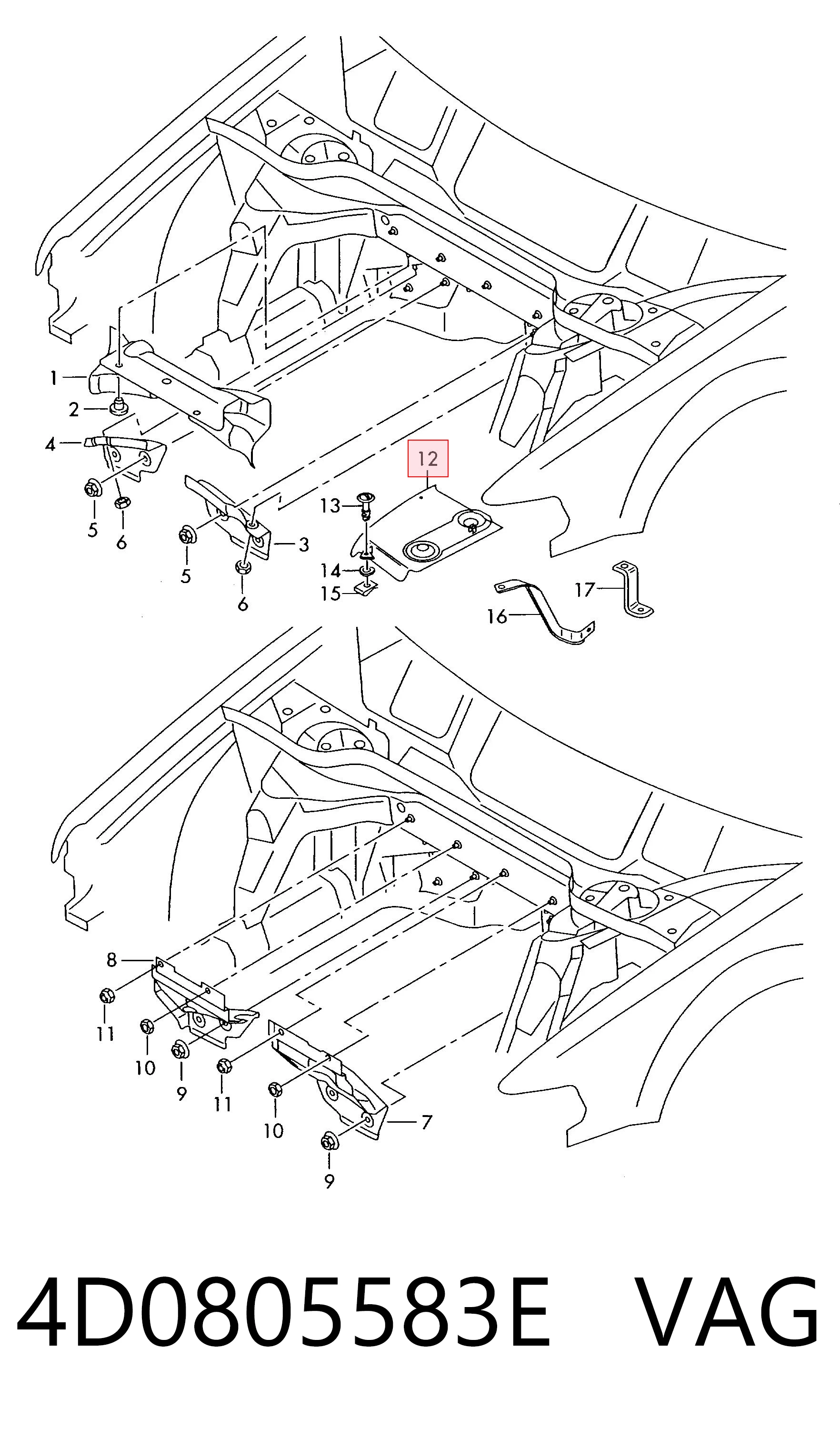 4D0805583E VAG