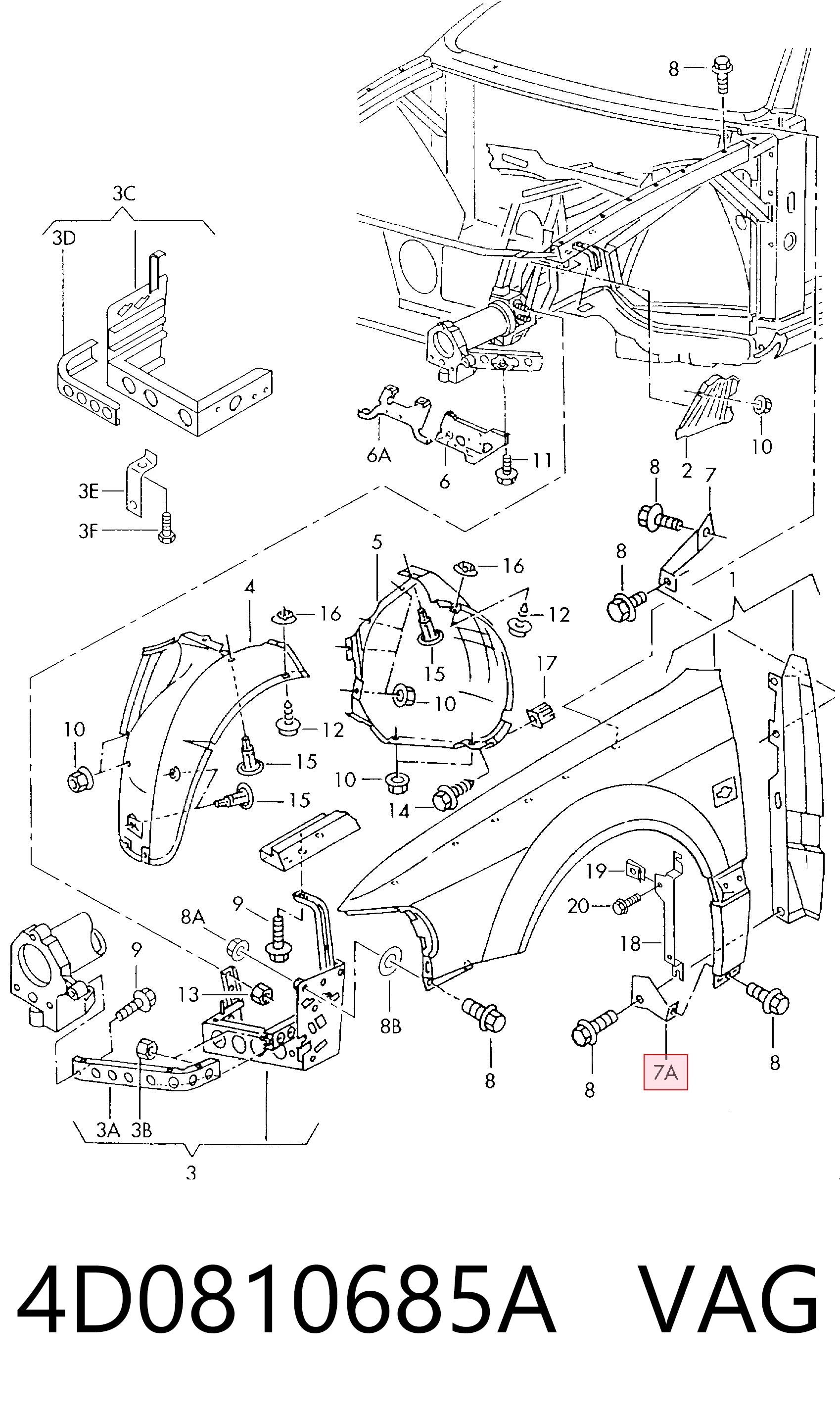 4D0810685A VAG