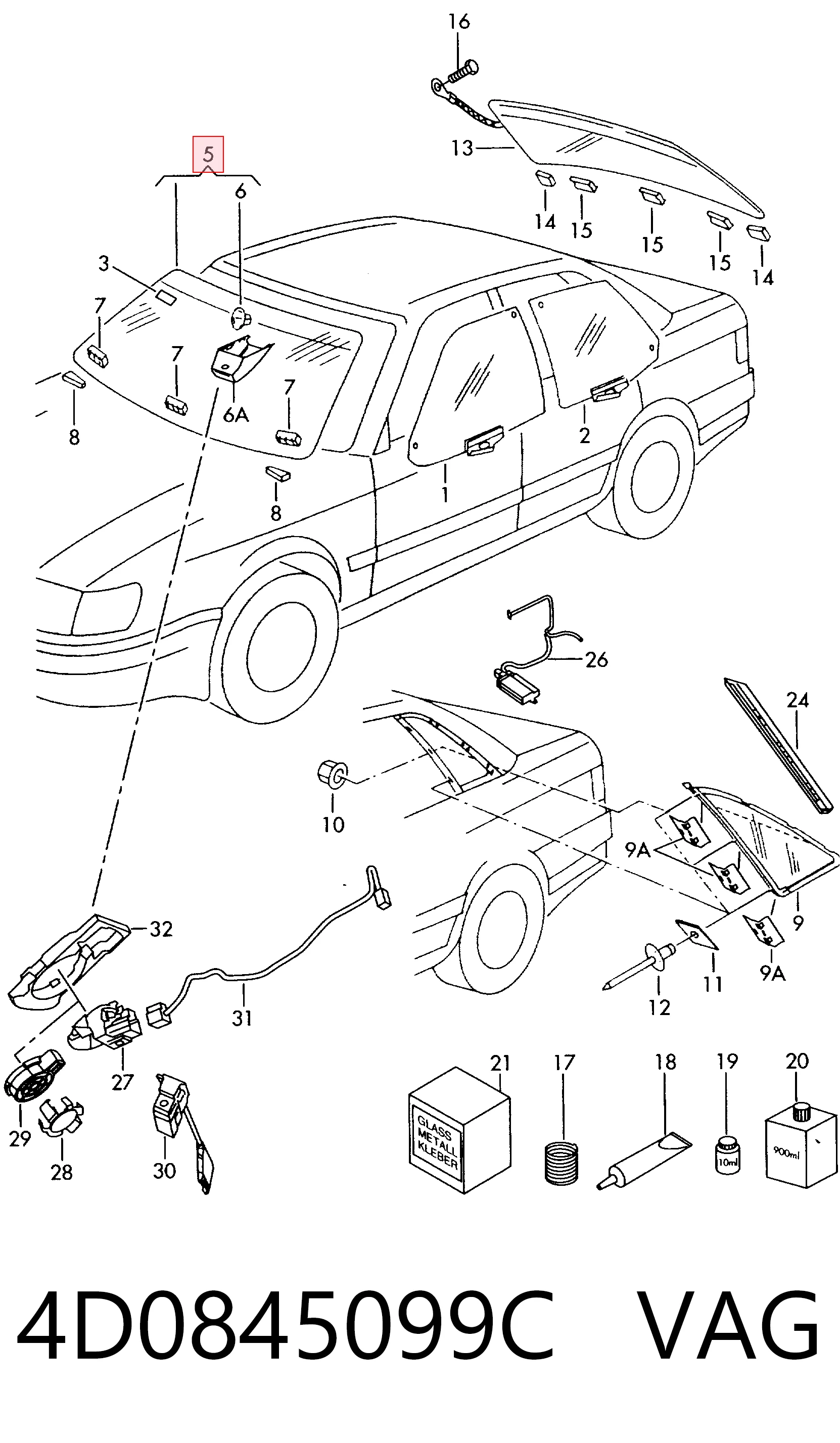 4D0845099C VAG
