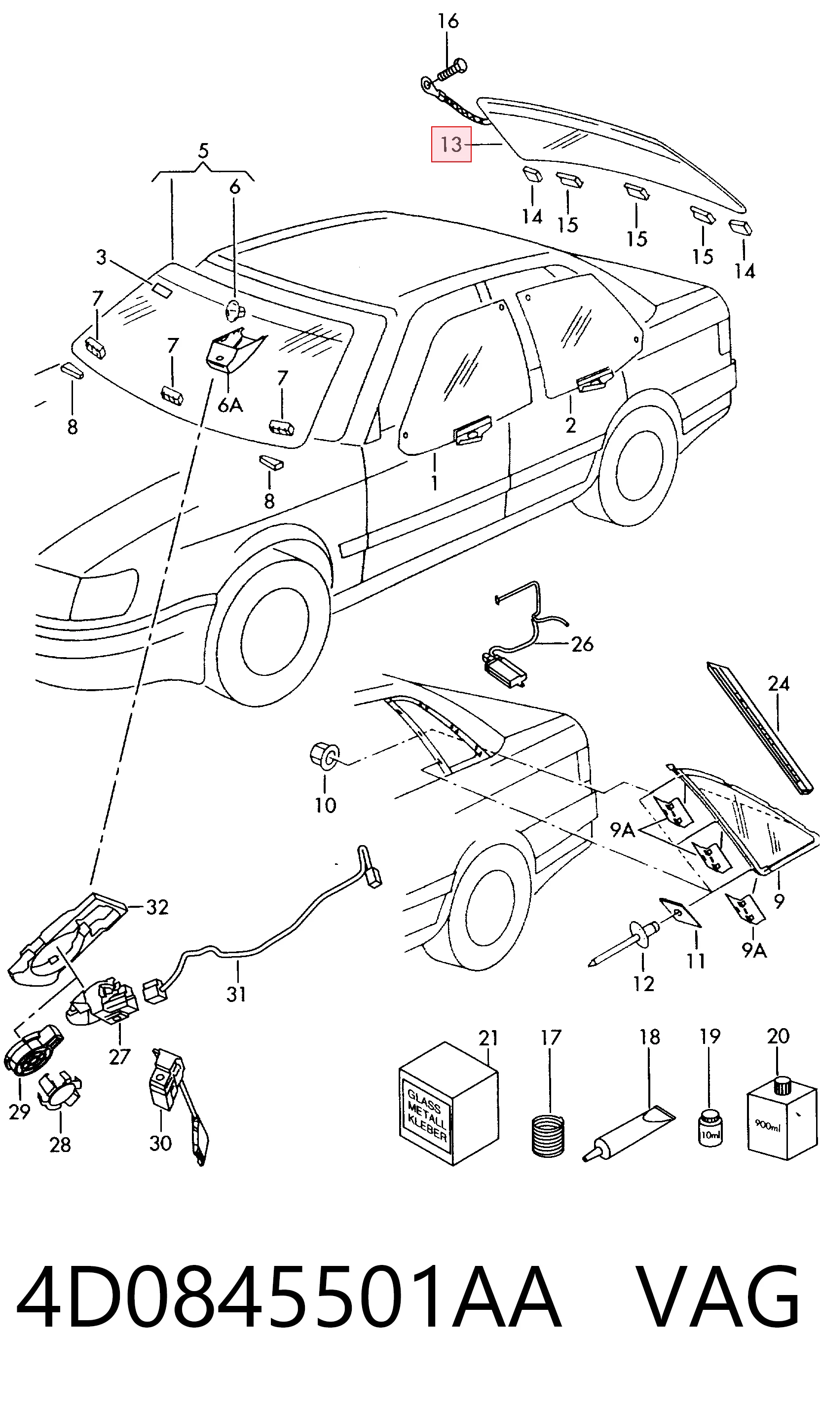 4D0845501AA VAG