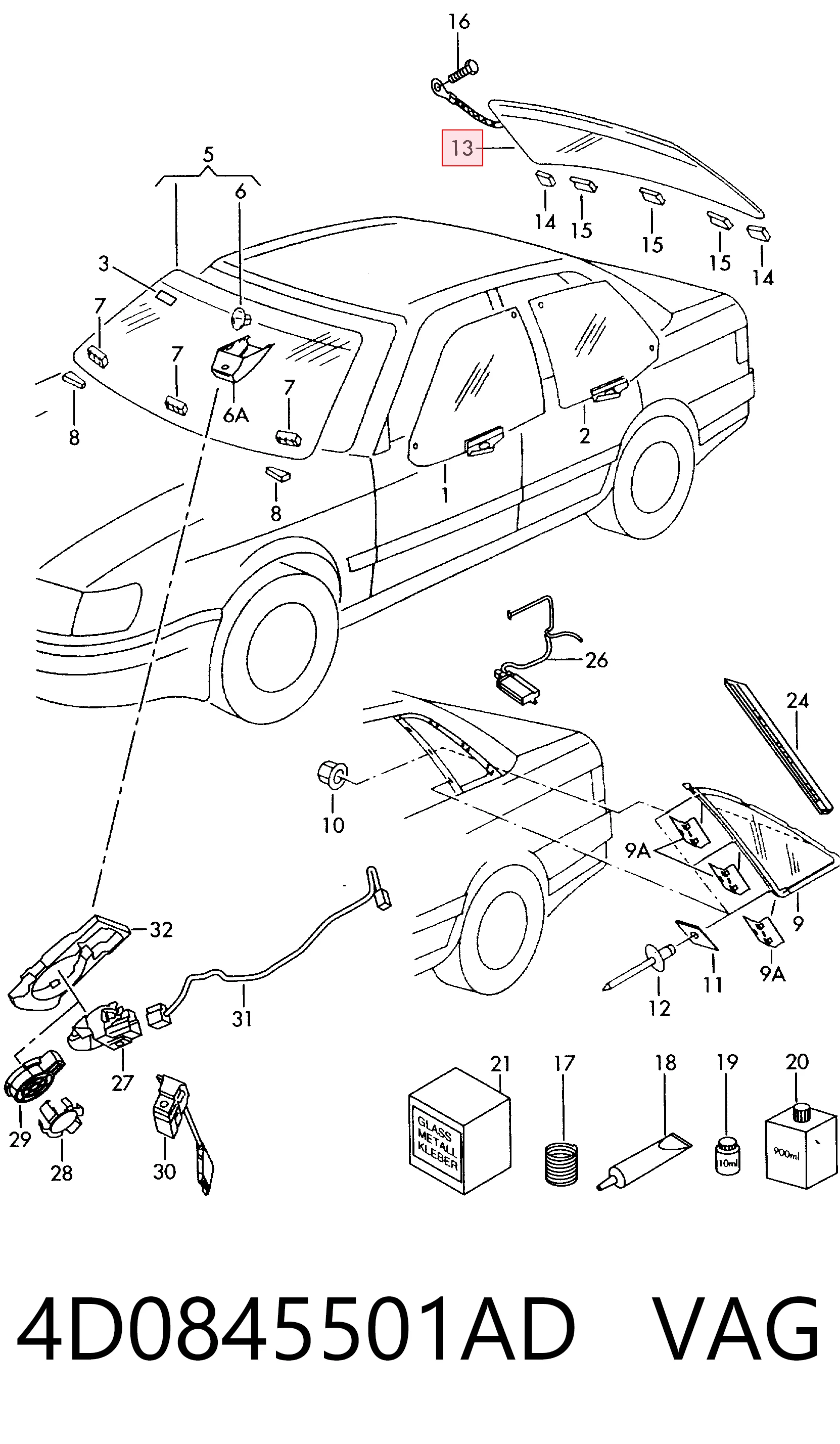 4D0845501AD VAG