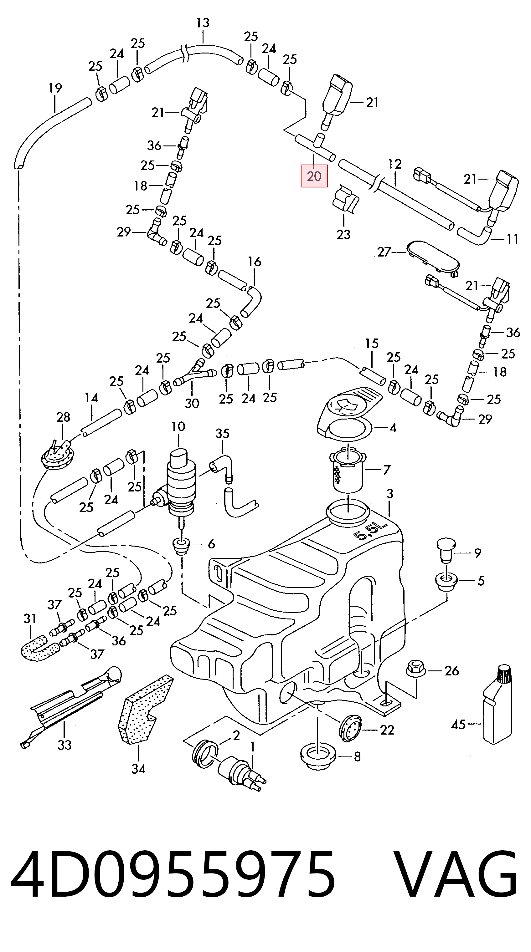4D0955975 VAG