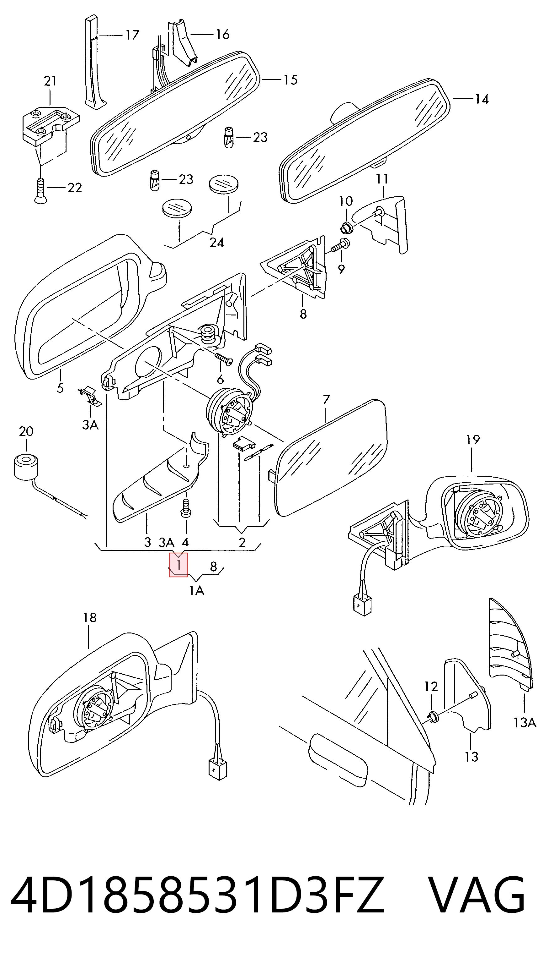 4D1858531D3FZ VAG