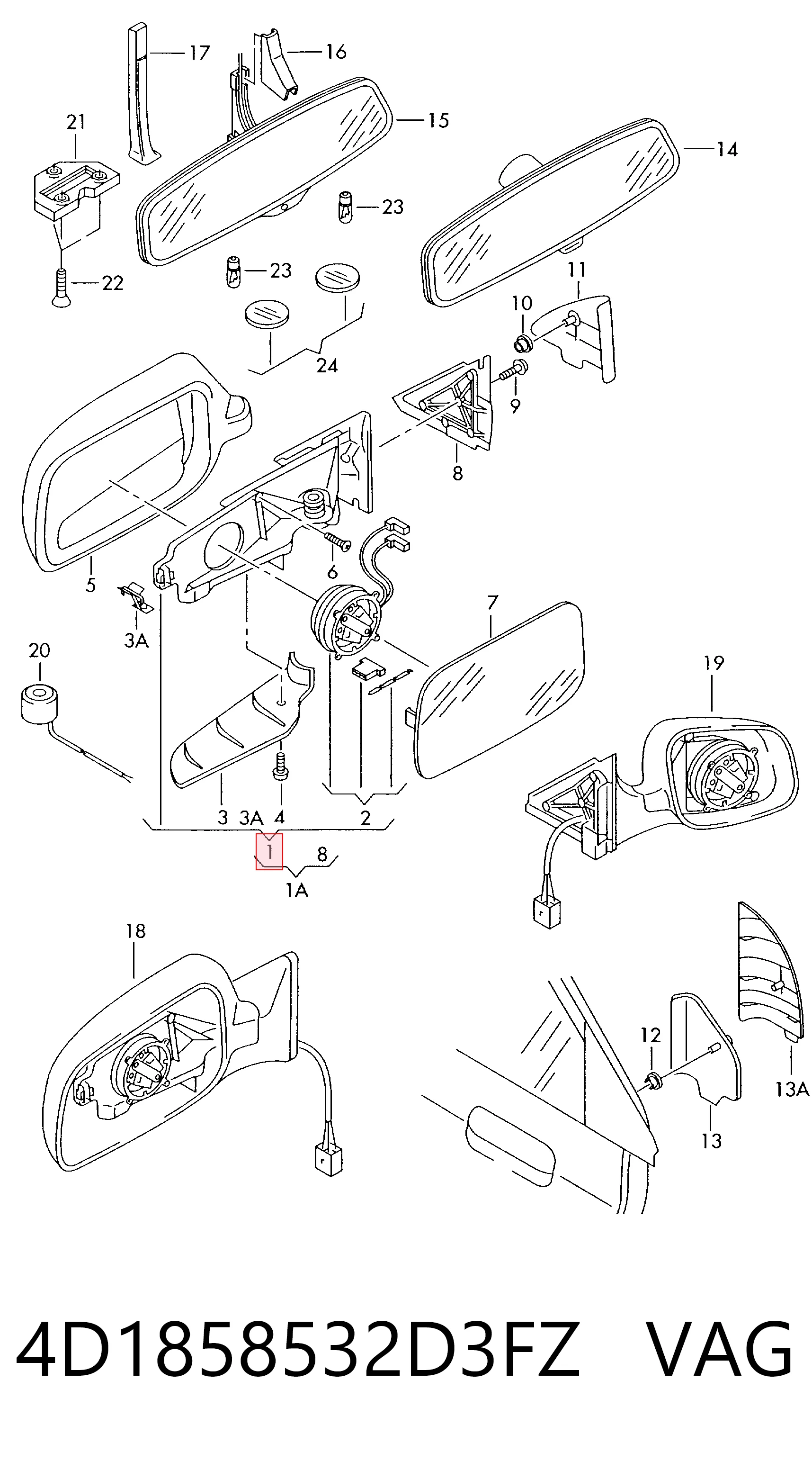 4D1858532D3FZ VAG