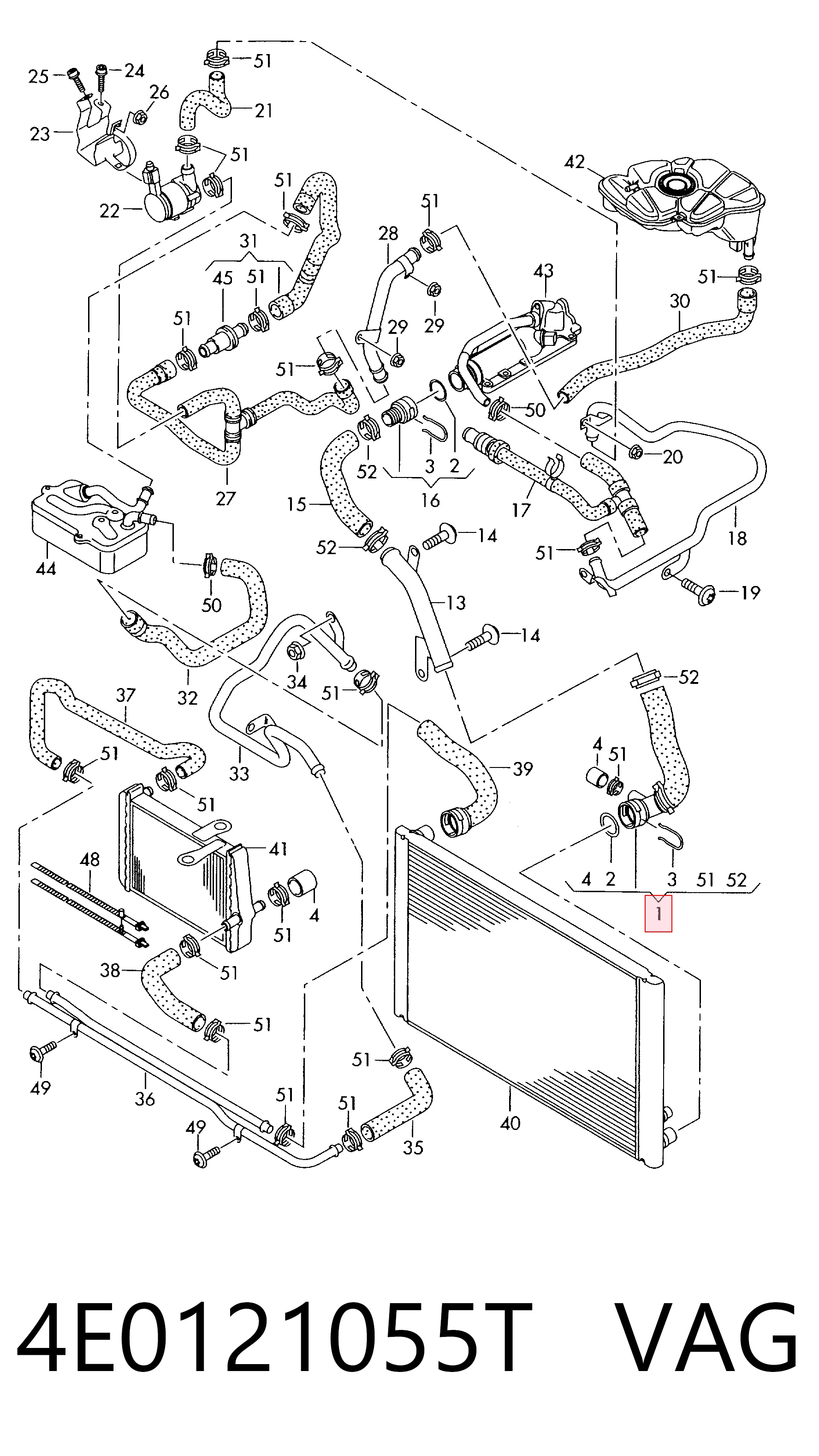 4E0121055T VAG 