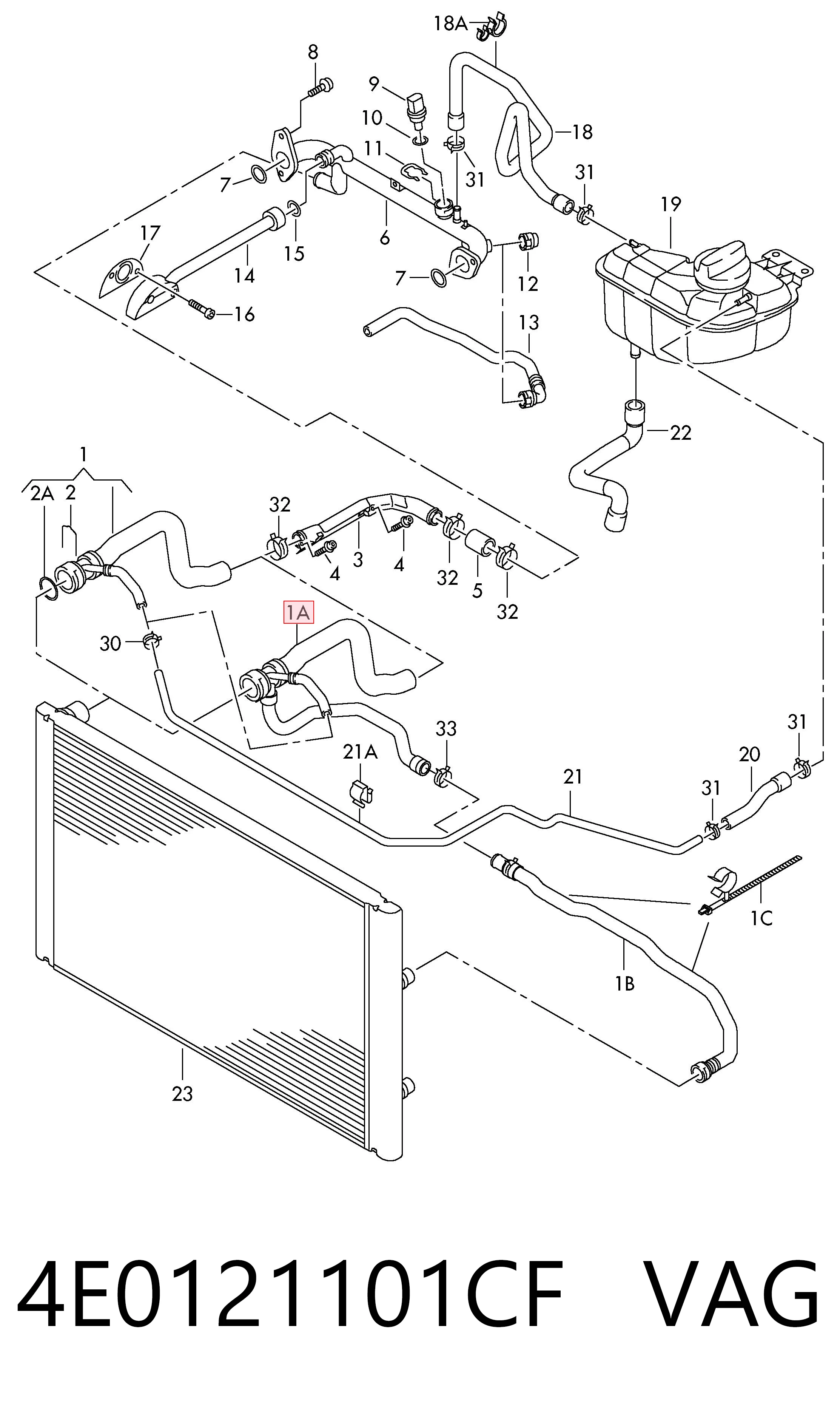 4E0121101CF VAG 