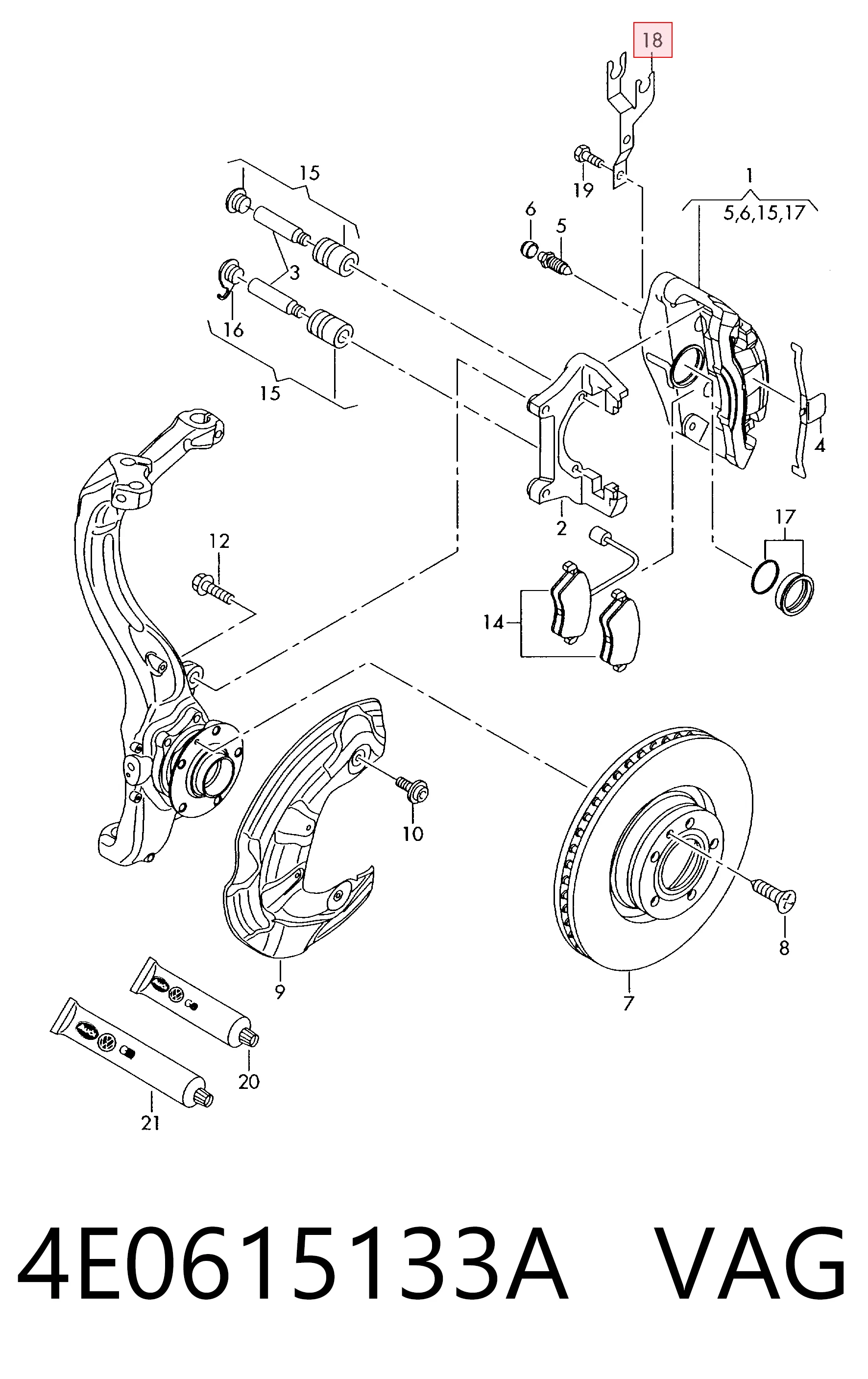 4E0615133A VAG