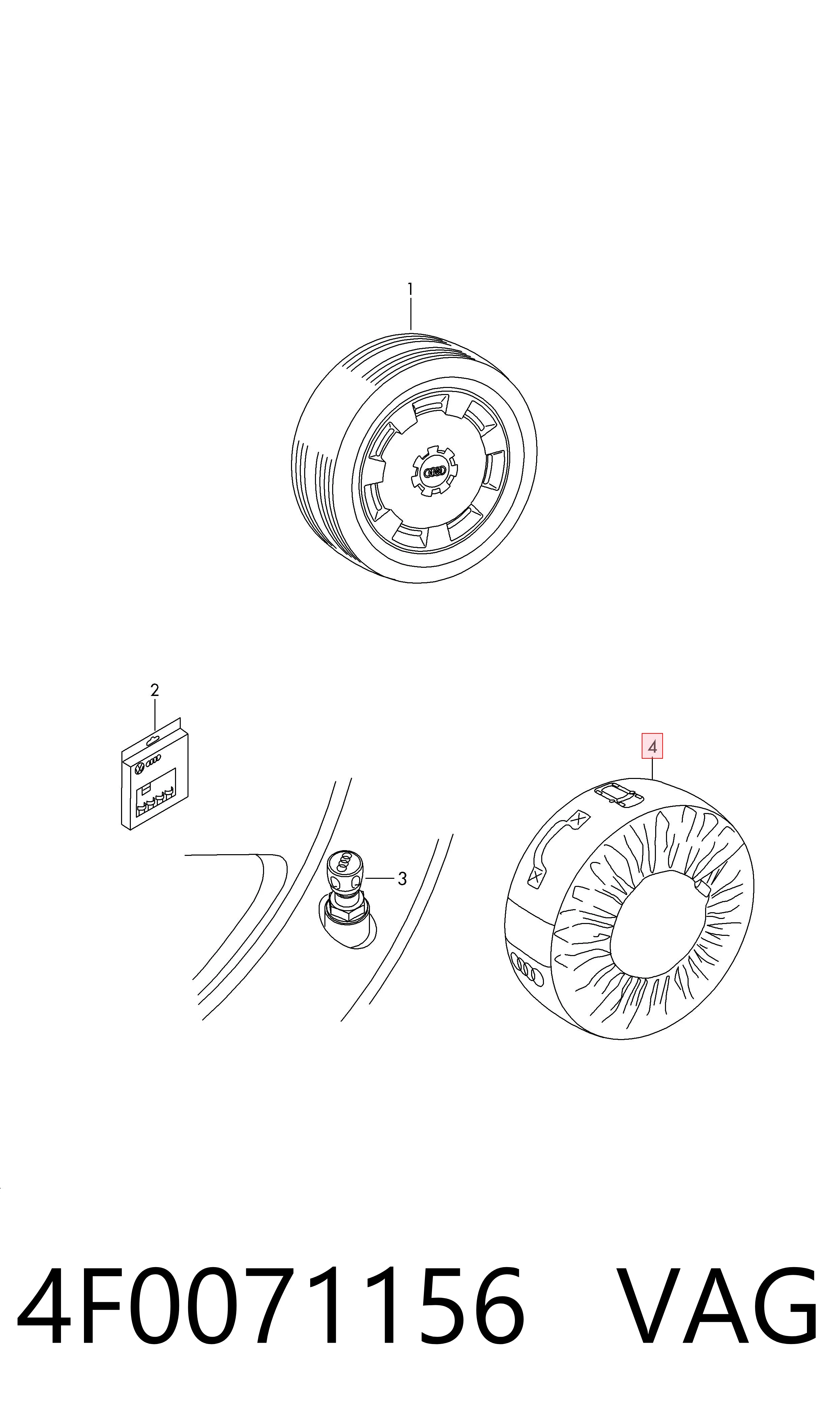 4F0071156 VAG 