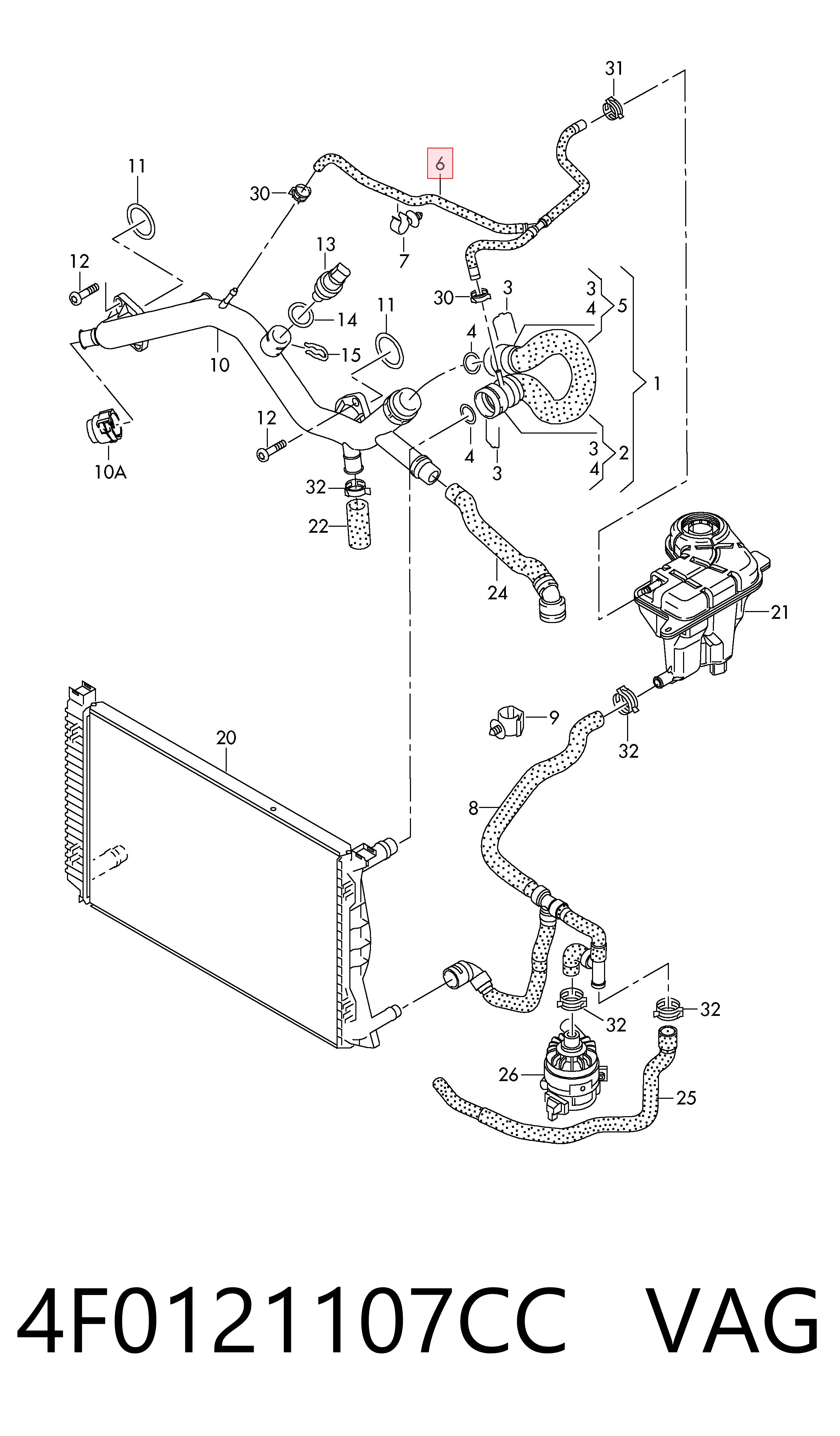 4F0121107CC VAG 