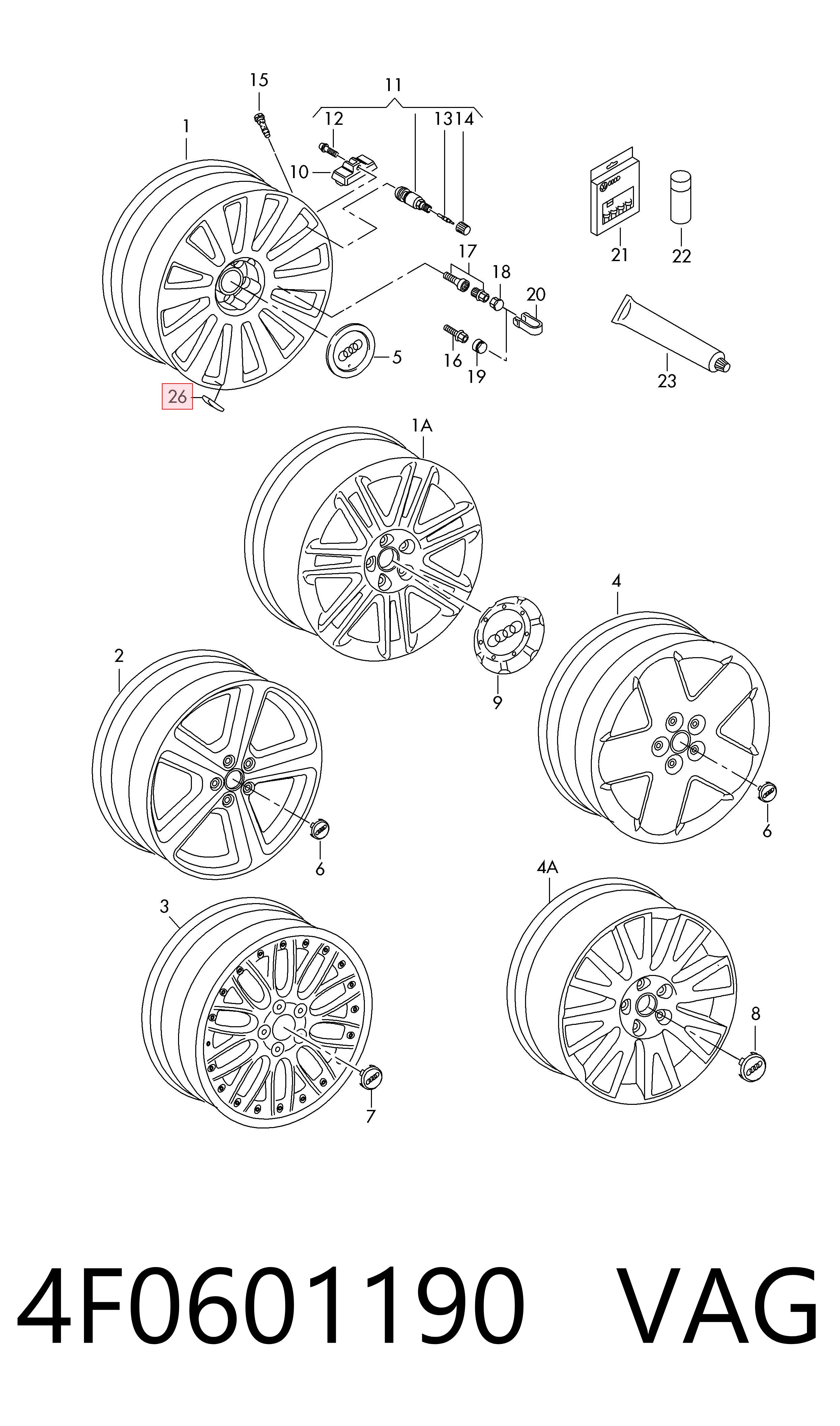 4F0601190 VAG 