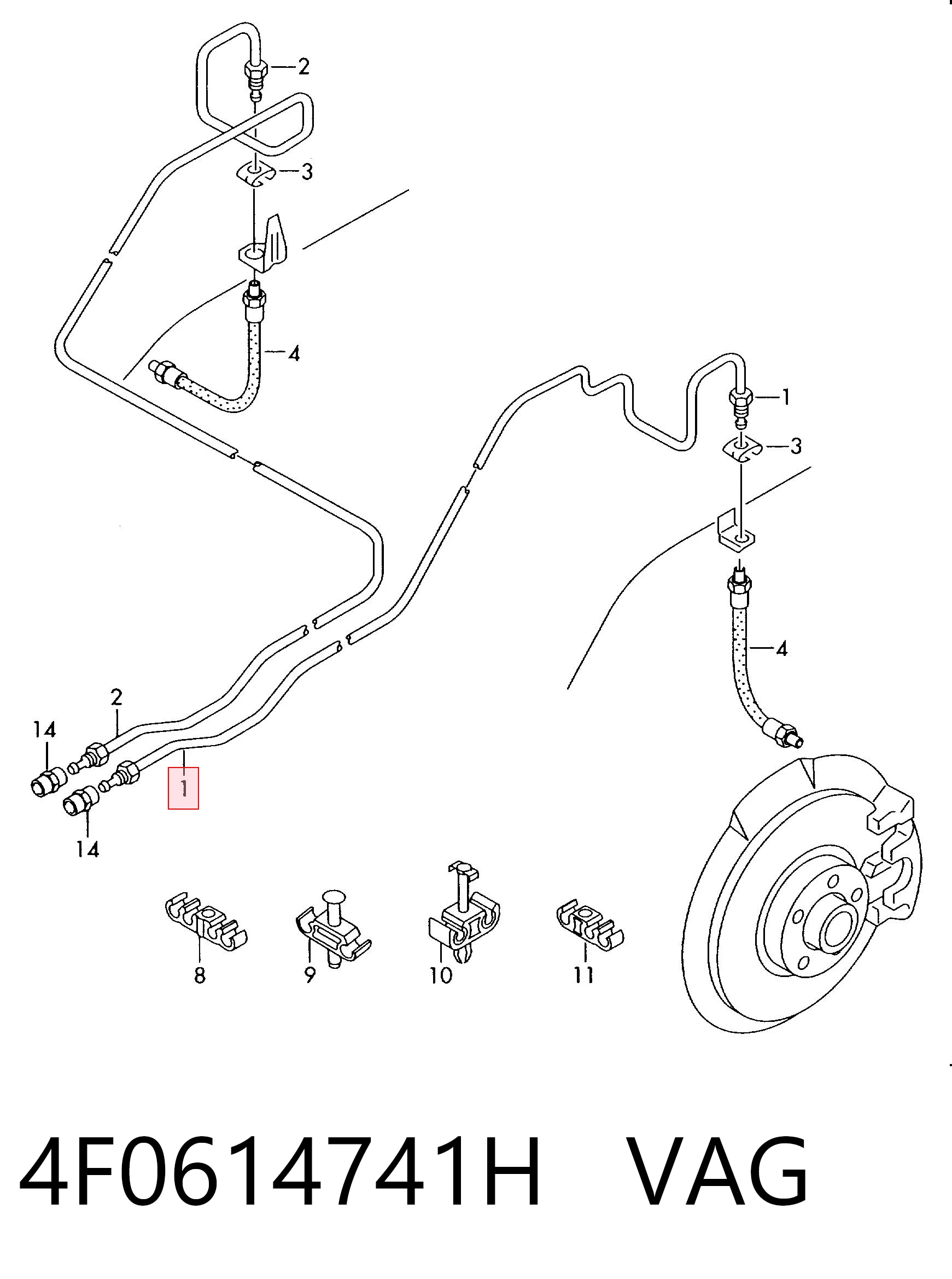 4F0614741H VAG